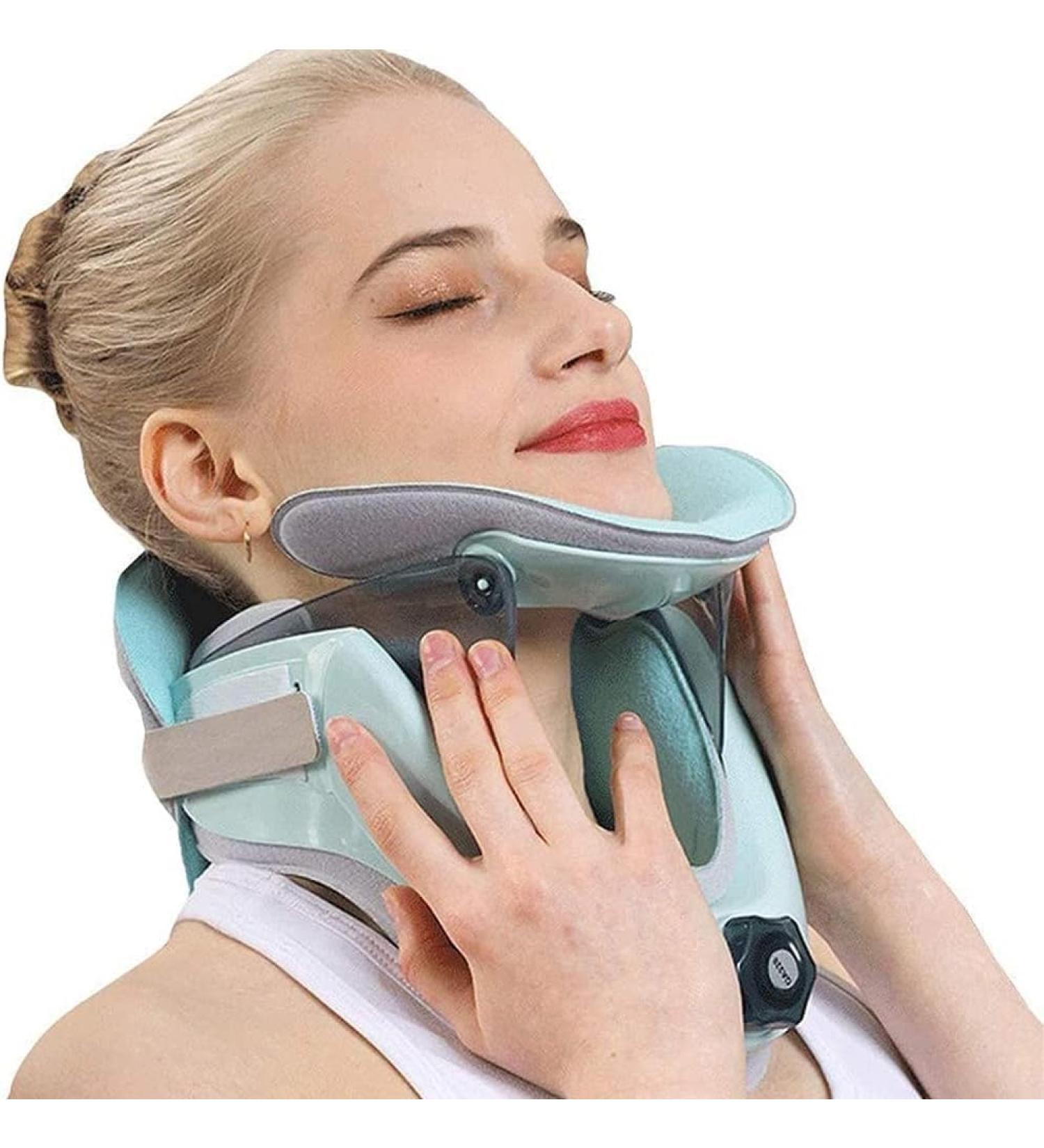 Inflatable Adjustable Cervical Brace | Neck Pain Relief & Cervical Traction Device - Buy Online on GoSupps.com