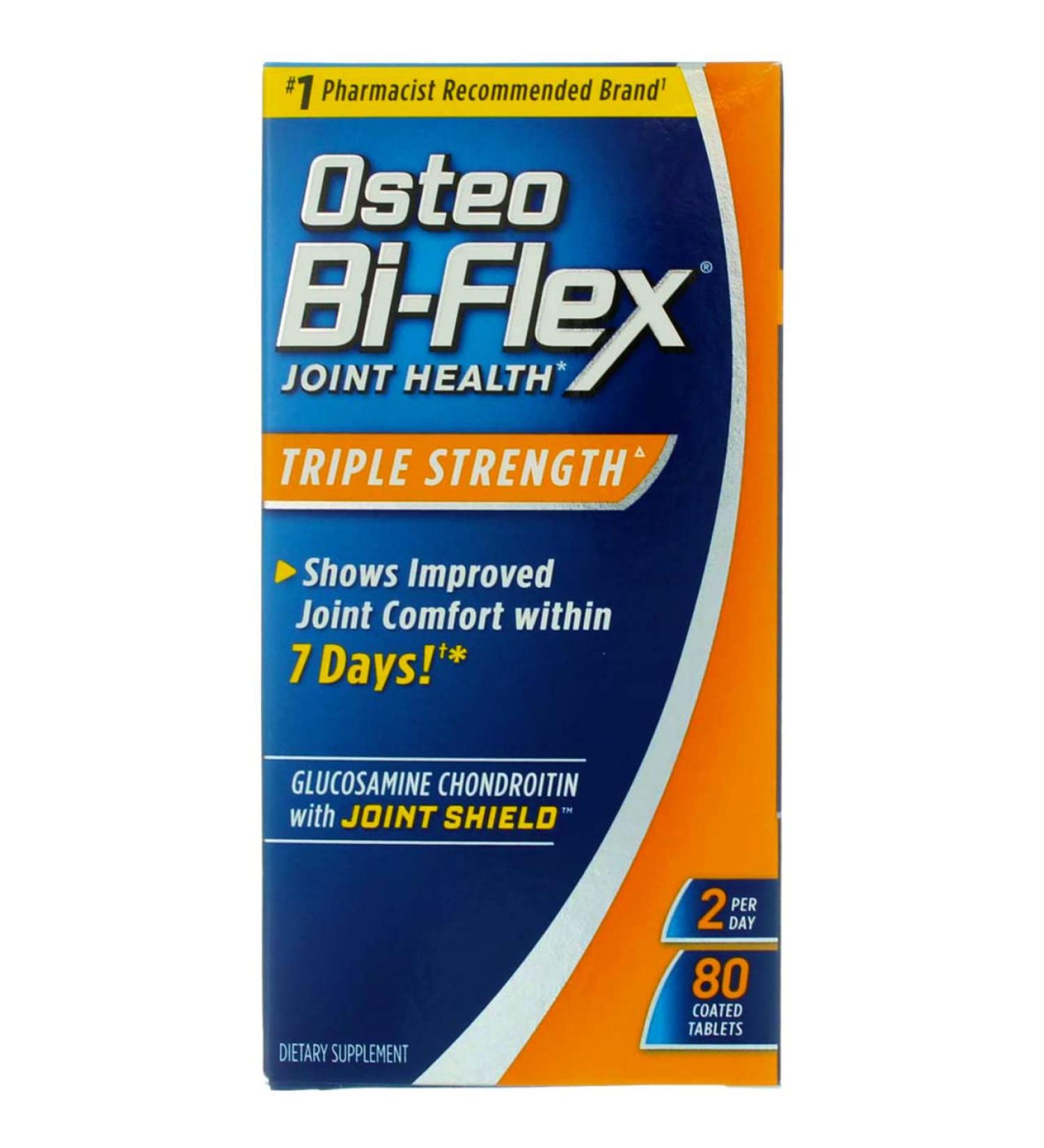 Osteo Bi-Flex Triple Strength 80 Coated Tablets - Joint Support Supplement - Buy Online on GoSupps.com