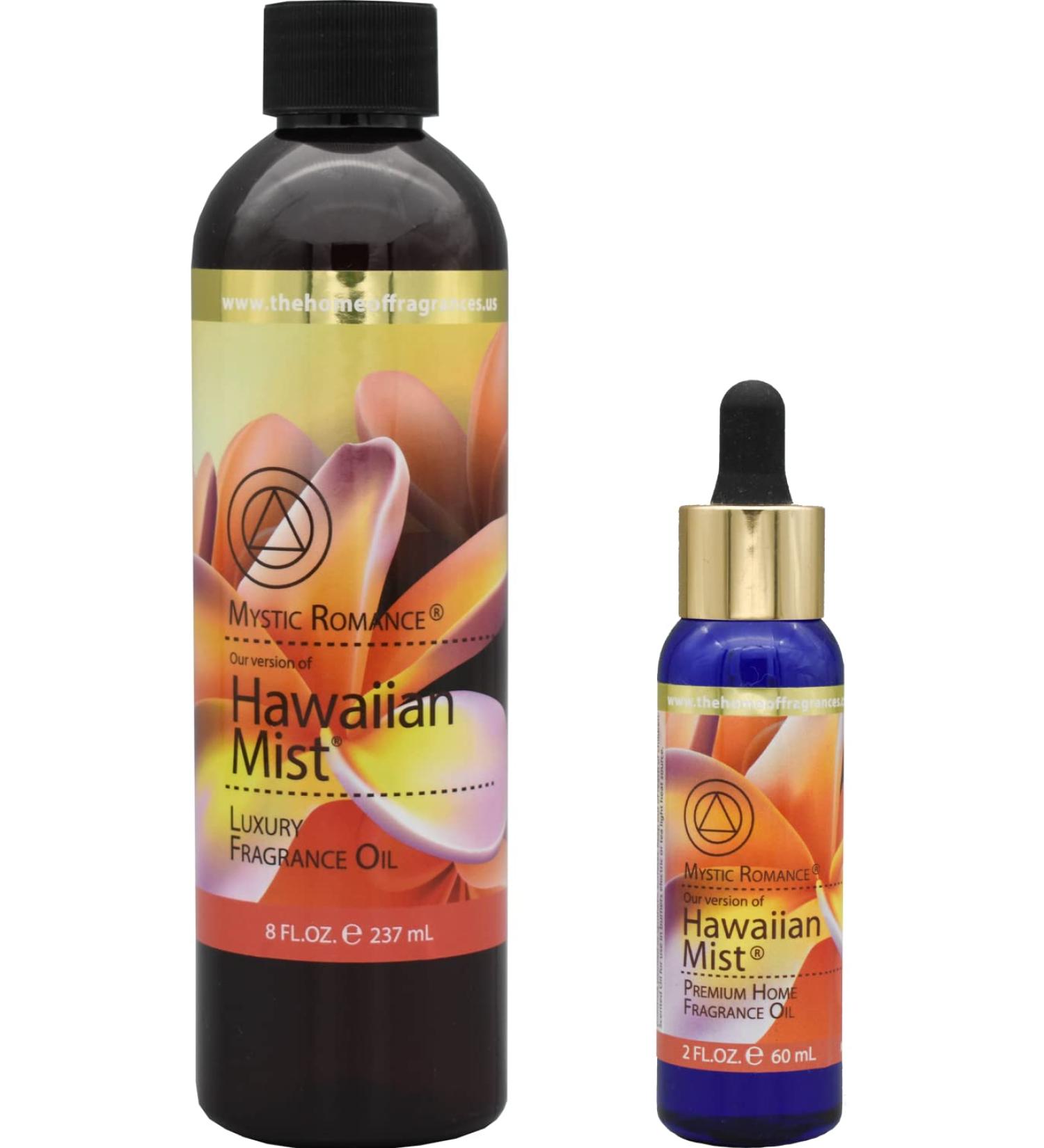 The Home of Fragrances - Set of 2 Bottles of Fragrance Oils - 2oz & 8oz (Hawaiian Mist)