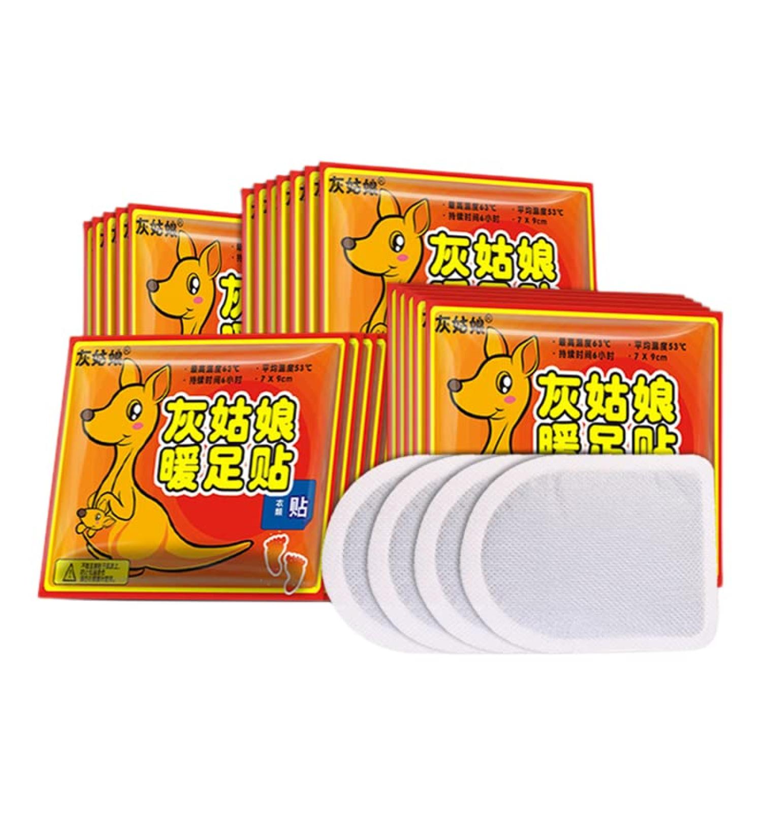 MYAMIA Toe Warmers - Self-Adhesive Foot Warmers | 140 Count Body Heating Stickers for Instant Warmth - Ideal for Cold Weather - Buy Online on GoSupps.com