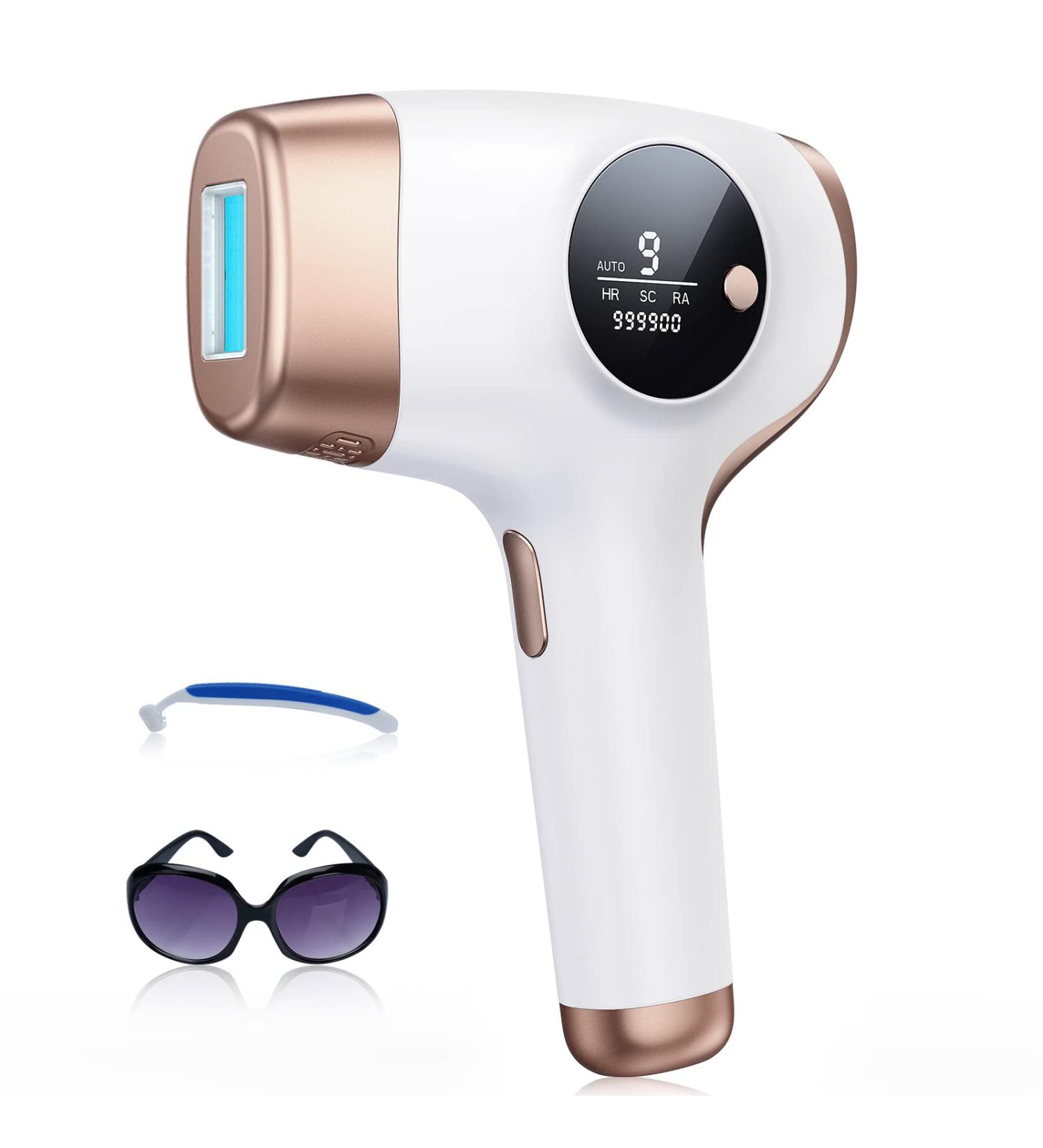 3-in-1 IPL Hair Removal Device | Painless Laser for Women & Men | 9 Energy Levels for Face Armpits Legs & Body - International Shipping Available - Buy Online on GoSupps.com