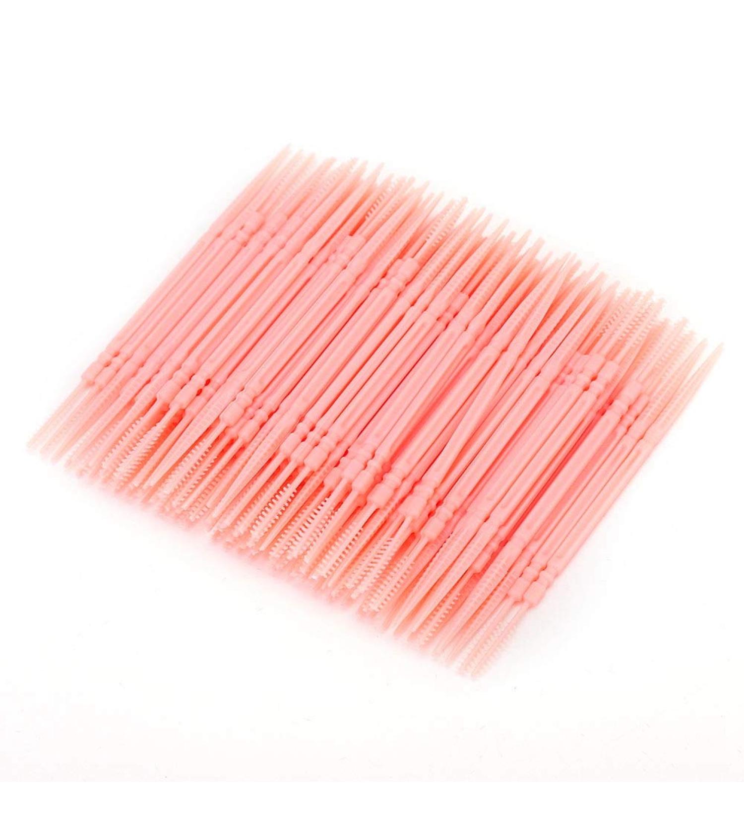 Verdant Touch Oral Care Toothpicks - Double Head Dental Floss Picks 1100 Pieces Box Pink Tooth Cleaning Tools - Buy Online on GoSupps.com