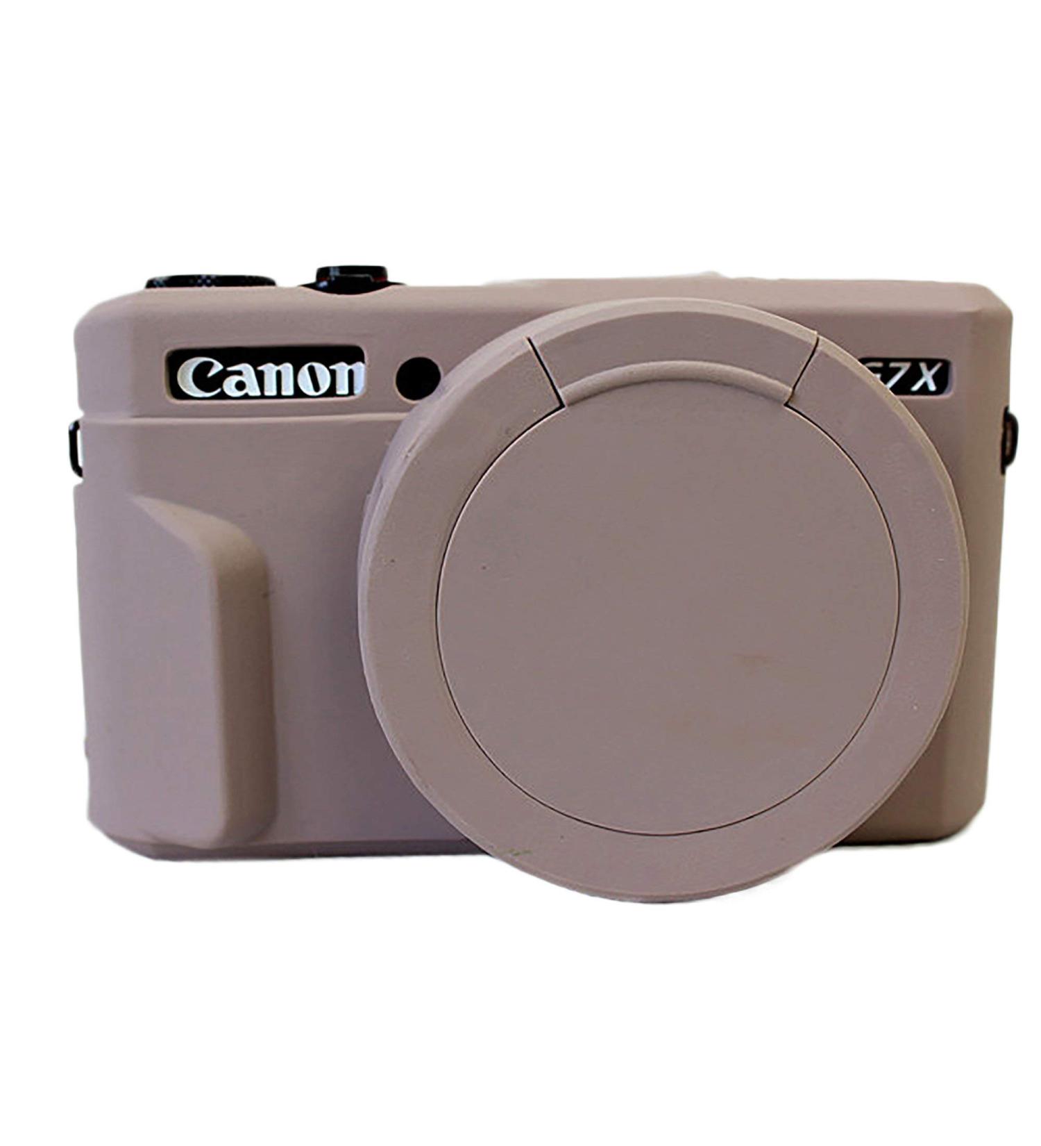 Silicone Gel Rubber Camera Case Cover for Canon PowerShot G7x Mark ii - Gray - Buy Online on GoSupps.com