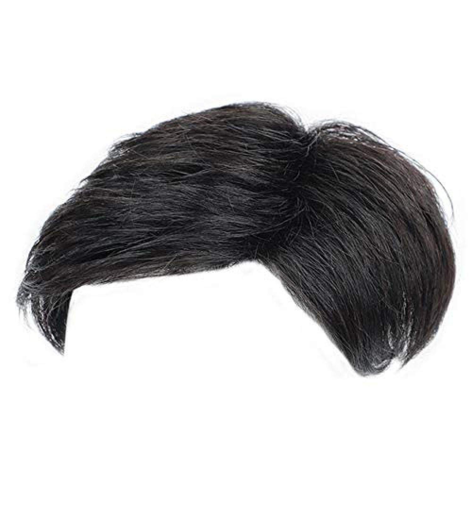 Blue Human Hair Toupee for Men | Ultra Thin Skin V-Looped Hairpiece 16x18cm - Stylish & Lightweight - Buy Online on GoSupps.com