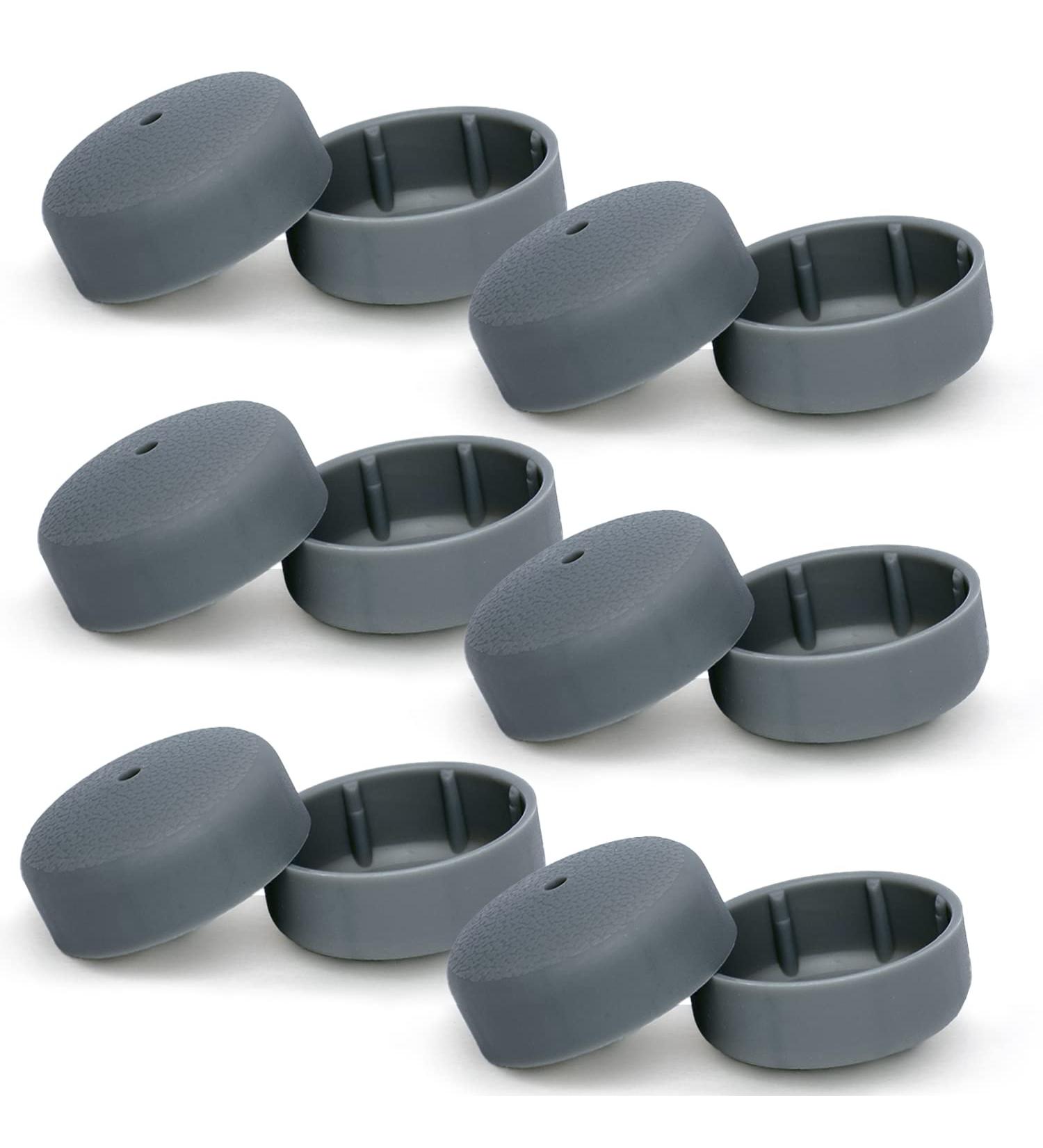 Deluxe TuffCaps Walker Glide Covers Bundle - 6 Pairs (Gray) - Buy Online on GoSupps.com