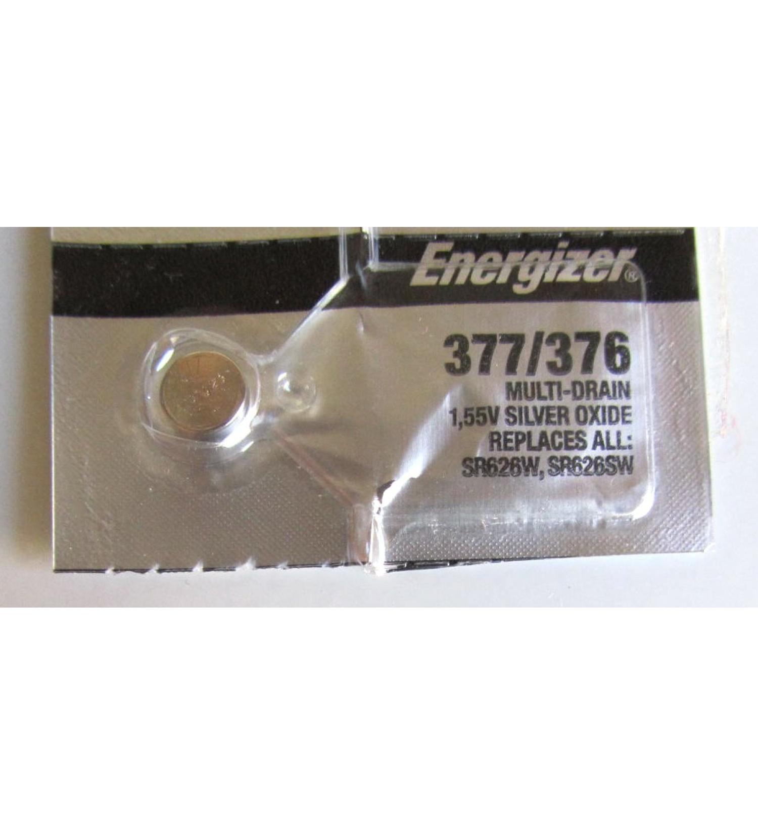 Energizer 377 376 Silver Oxide Watch Batteries SR626SW SR626W by Energizer