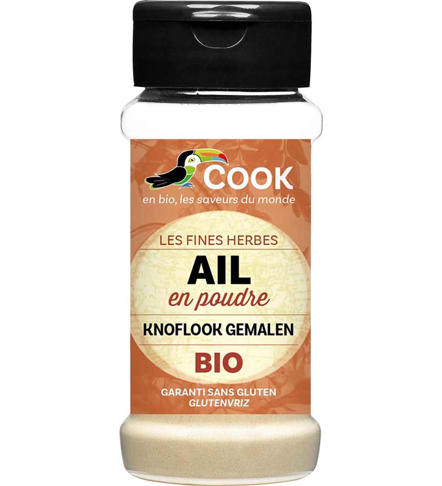 Coo Garlic Powder - Guaranteed Gluten Free - Organic - 45 g - 1 Unit