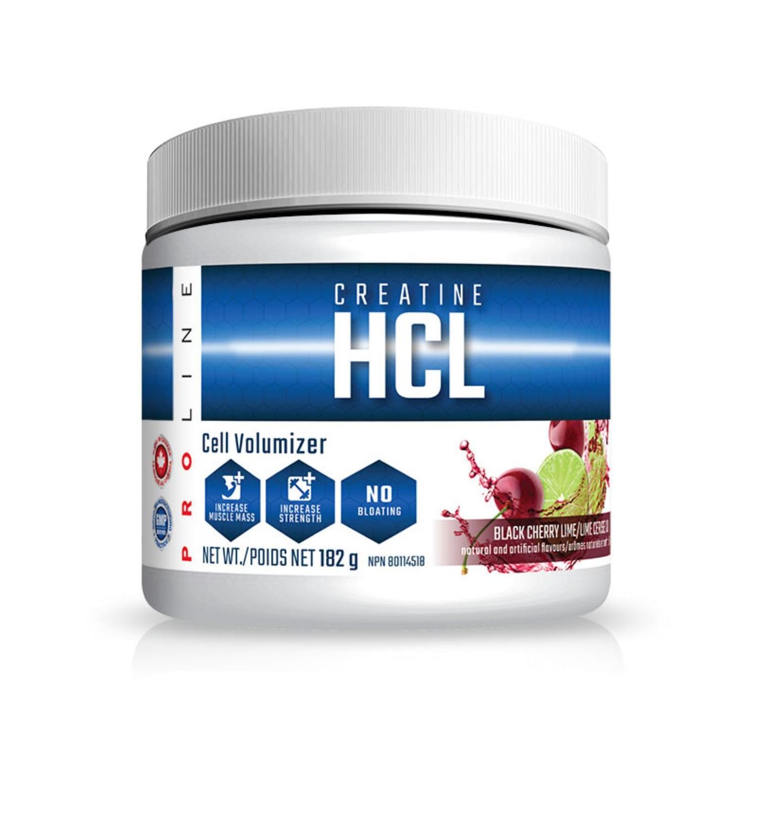 Pro Line Creatine HCL Powder | Ultra Concentrated Creatine Hydrochloride (HCL) for Strength Performance Recovery | 750 mg Creatine HCL Per Serving | 120 Servings (Black Cherry Lime) Cherry Lime - Buy Online on GoSupps.com