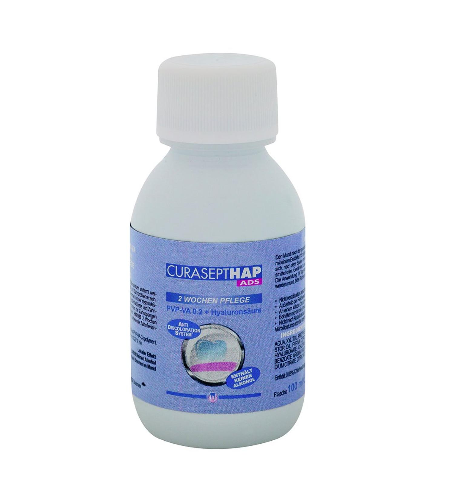 CURAPROX CURASEPT HAP ADS 020 mouthwash pack of 2 (2 x 100 ml)