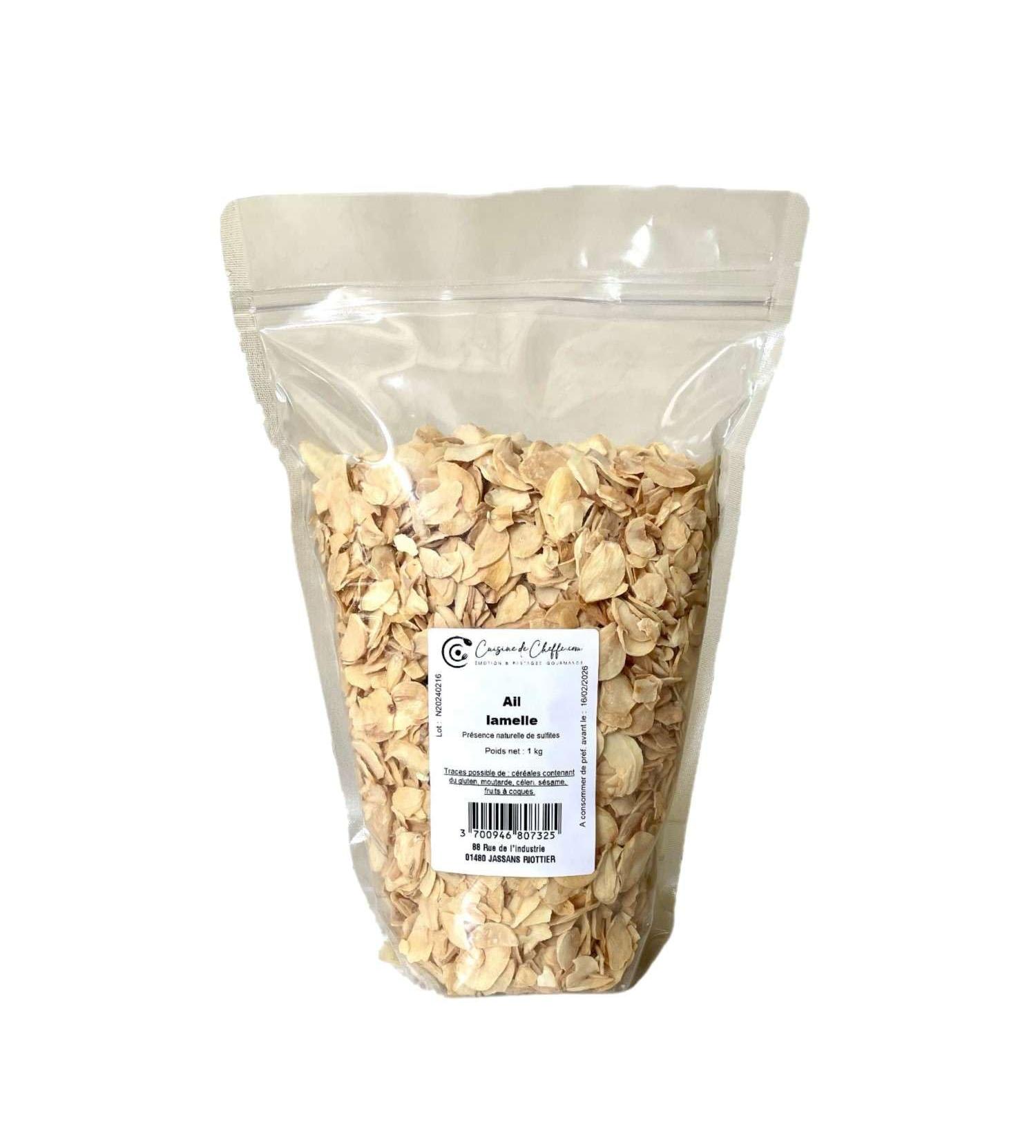 Cuisine de Cheffe.com - Ail lamelle - Sachet 1kg Unit