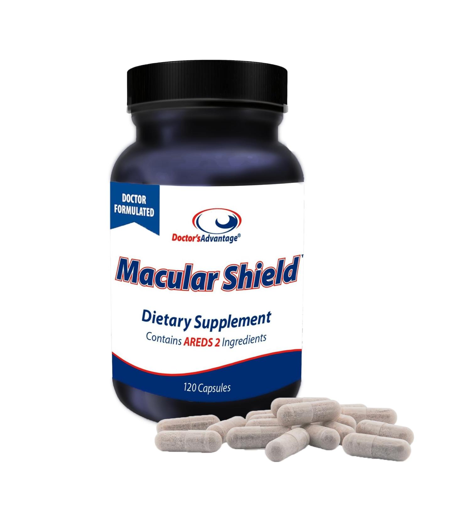 Doctor s Advantage Macular Shield Eye Vitamins 120 Capsules | Lutein and Zeaxanthin Supplements with AREDS 2 Ingredients for Macular Degeneration Support  - Buy Online on GoSupps.com
