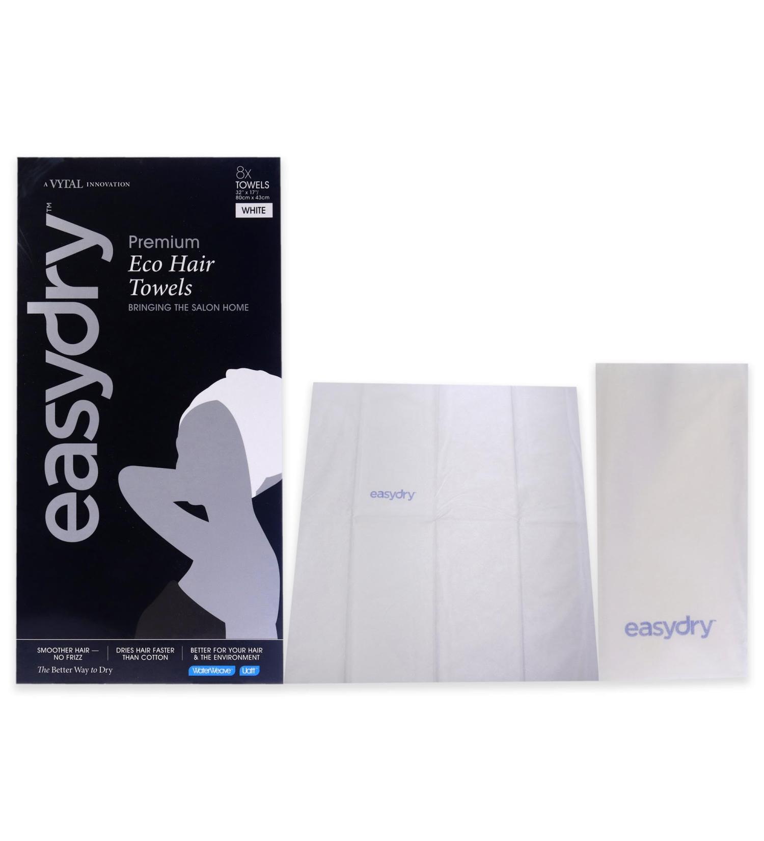 Premium White Hair Towel - Fast Shipping & Absorbent Hair Drying Solution - Buy Online on GoSupps.com