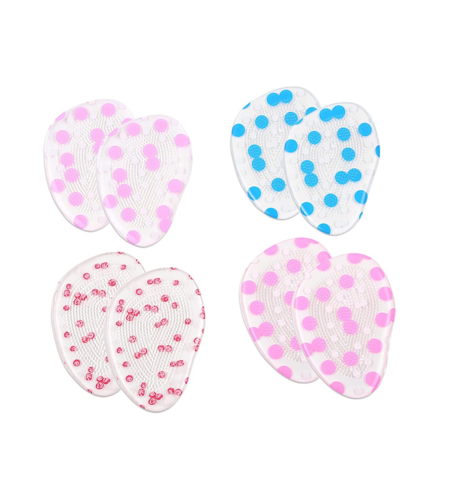 FOMIYES Metatarsal Bar Cushions for Women - 4 Pairs Silicone Forefoot Inserts for Pointed Toe Shoes - Buy Online on GoSupps.com