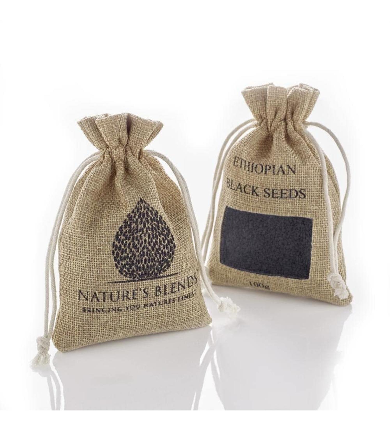 Nature's Blends 100g x Ethiopian Black Seed - Premium Nigella Sativa Black Cumin Seeds - Buy Online on GoSupps.com