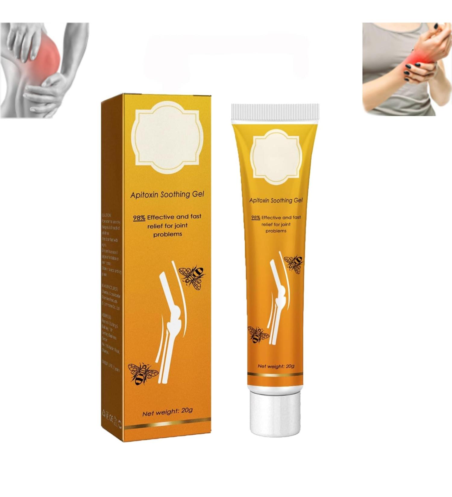 Beevital Apitoxin Treatment Gel | Joint Repair Cream with Bee Venom and Propolis | Professional Back, Neck, Hands, Feet Therapy (Color: 1pcs) - Buy Online on GoSupps.com