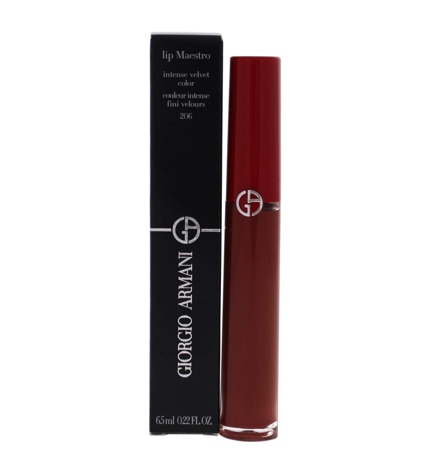 Giorgio Armani Lip Maestro Intense Velvet Color - 206 Cedar 0.22 oz - Women's Lipstick - Buy Online on GoSupps.com