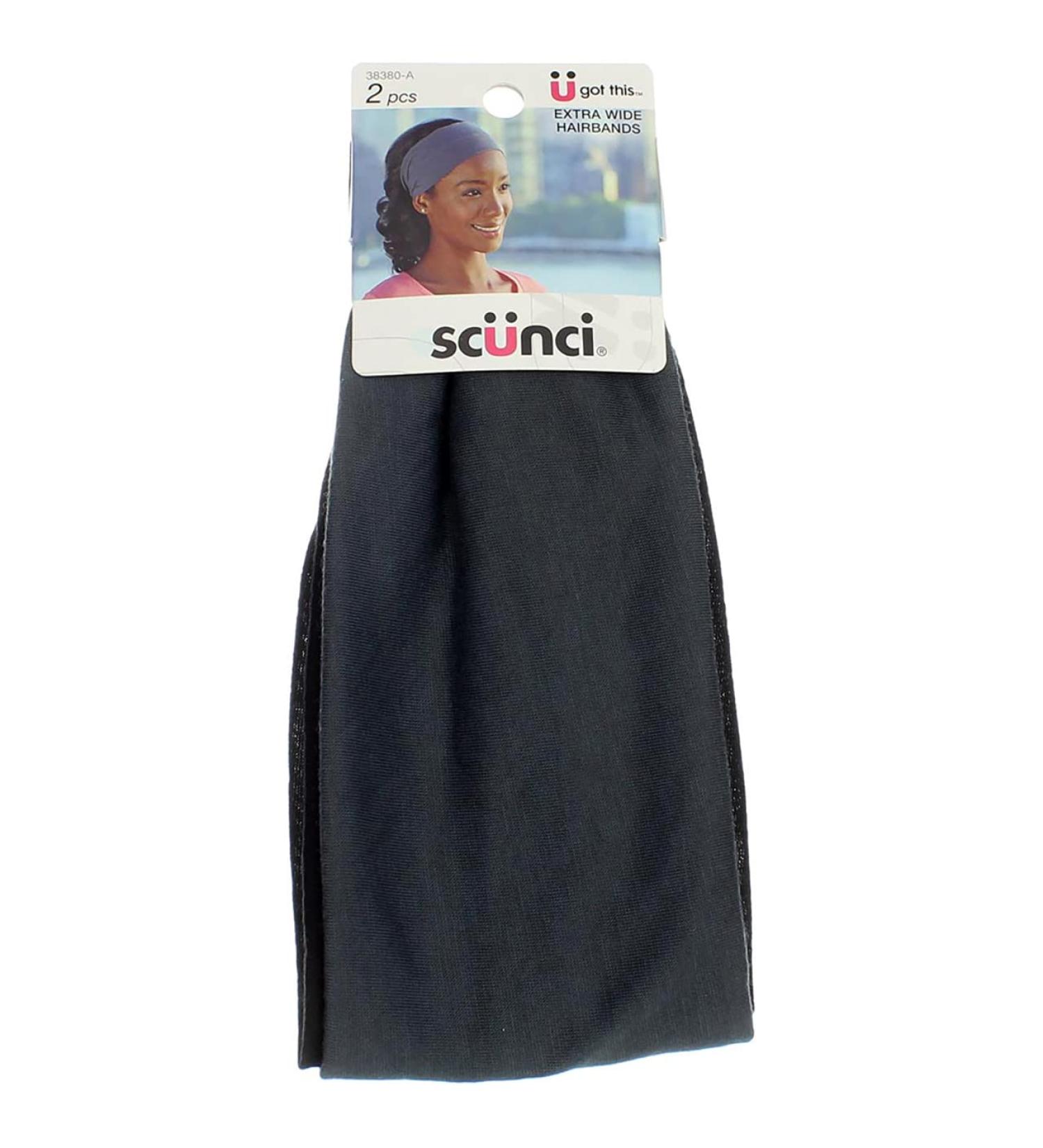 Scunci Extra Wide Hairbands 2 Count- 3838003a048 | Shop Now - Buy Online on GoSupps.com