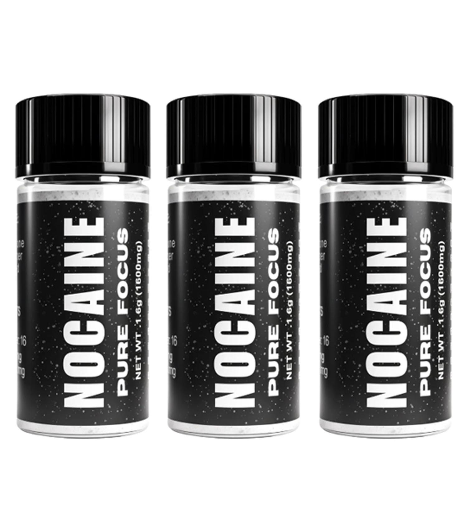 NOCAINE Pure Focus Powder 1.6g Vials (3-Pack) - Buy Online on GoSupps.com