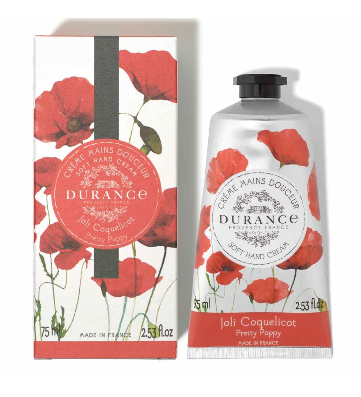 Buy Mohnblume Hand Cream 75ml by Durance | Nourishing & Moisturizing | International Shipping Available - Buy Online on GoSupps.com
