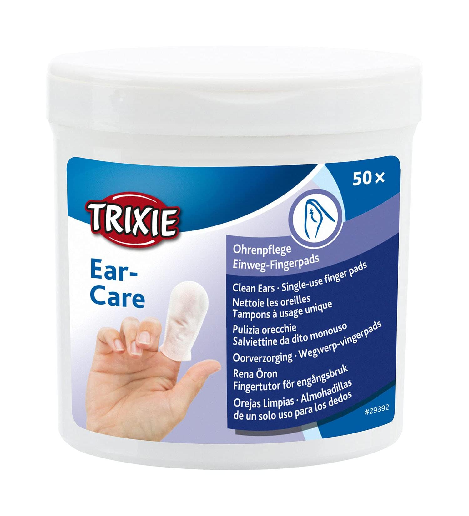 TRIXIE 29392 Ear Care Ear Care Finger Pads Pack of 50 - Buy Online on GoSupps.com