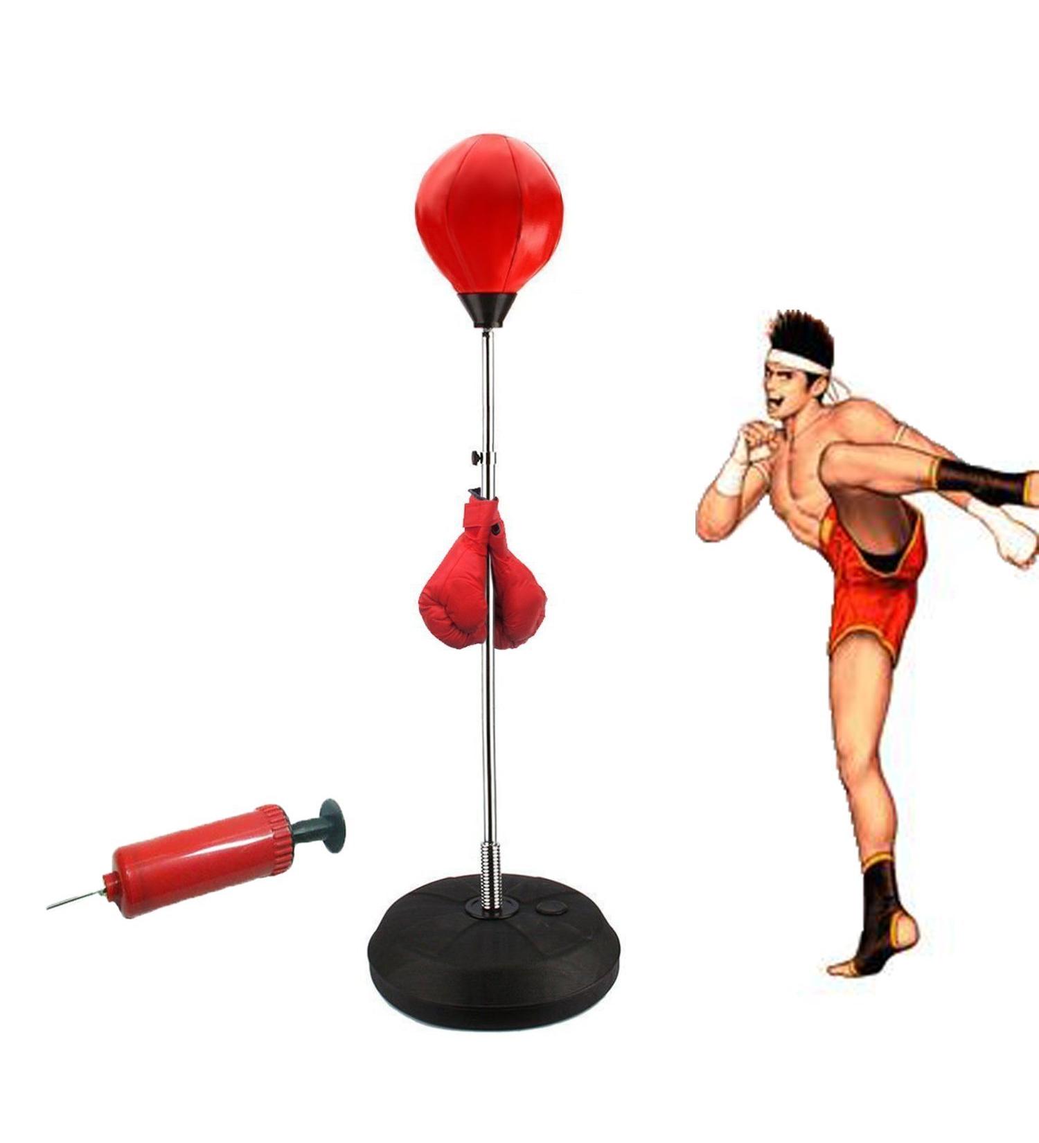 Vinmax Standing Punching Bag with Boxing Gloves | Speed Bag Boxing Set | Free 3-5 Day Delivery - Buy Online on GoSupps.com