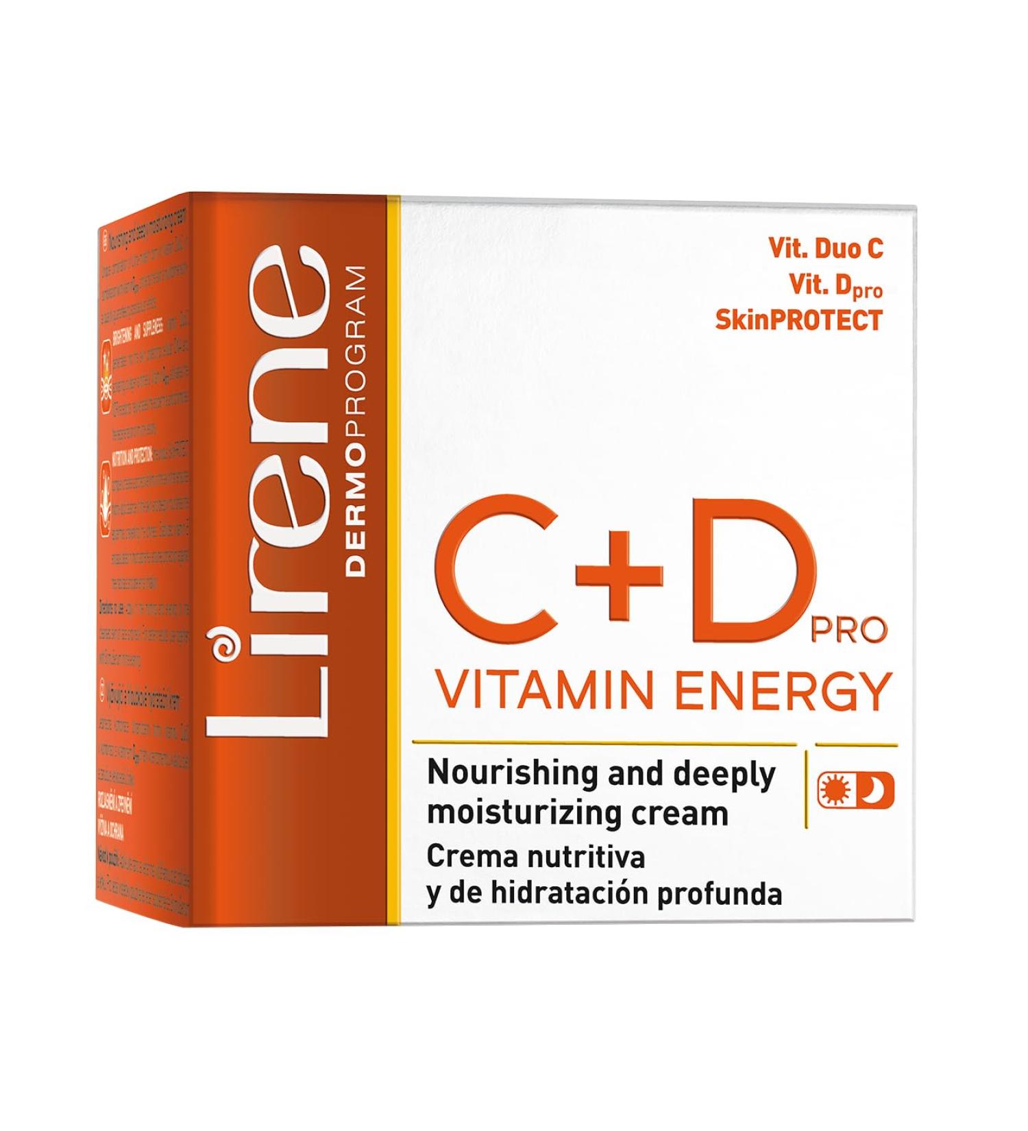 C + D Vitamin Energy PRO. Moisturizing cream-gel. Normal Skin. Day/Night. 1.7 FL OZ