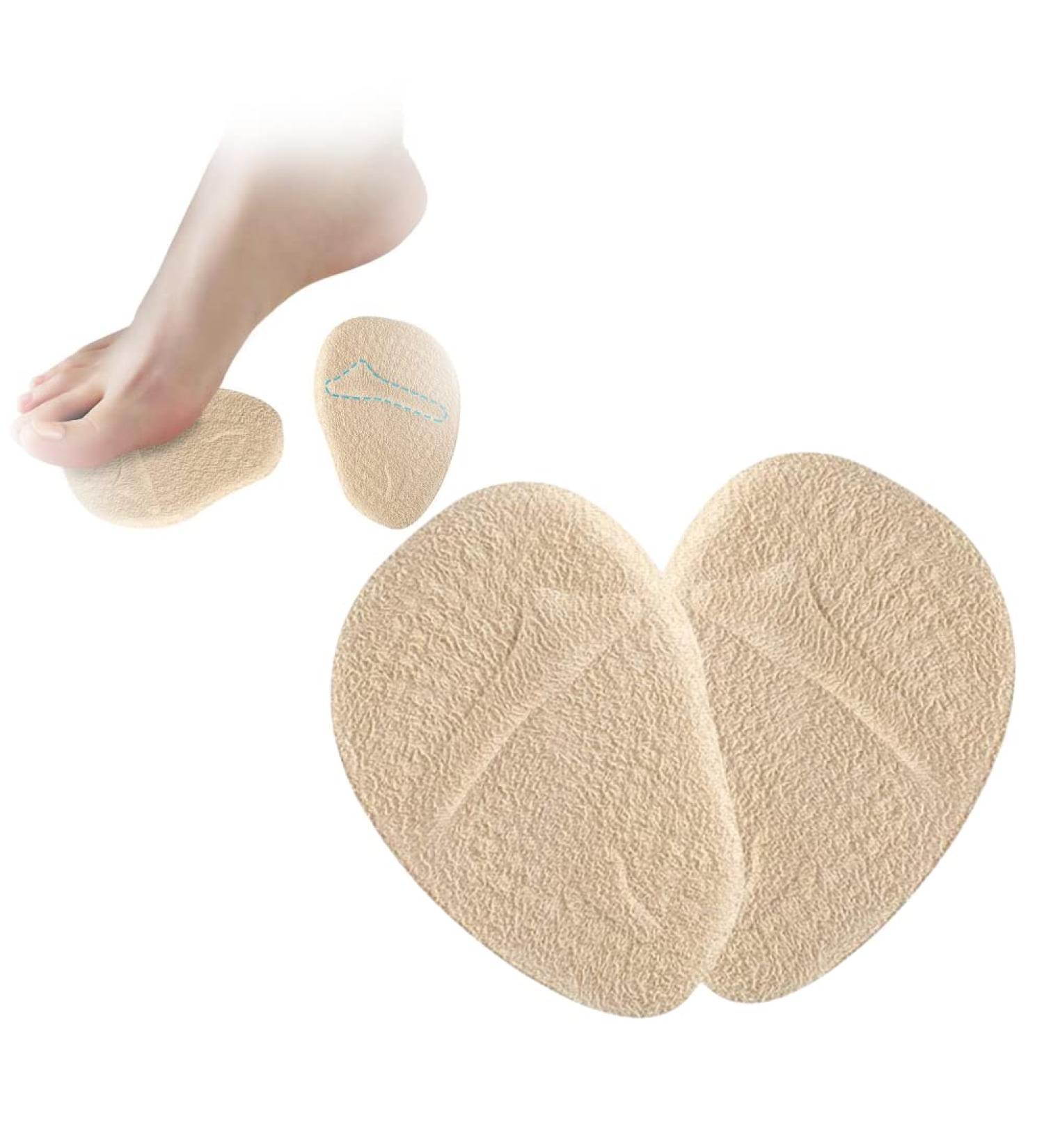 High Heel Foot Cushions Pads - 2 Pairs Anti-Slip Gel Forefoot Inserts for Comfort & Support - Buy Online on GoSupps.com