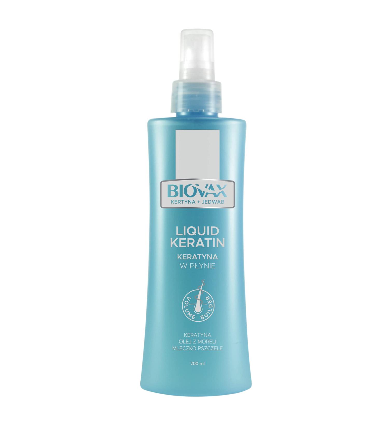 Biovax Keratin + Silk Keratin liquid 200 ml