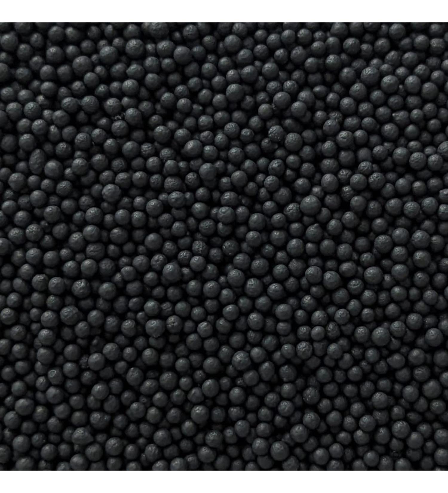Black Sprinkles - 35g of Black Cake Sprinkles Toppers Decorations 100s 1000s Mini Balls Nonpareils Halloween