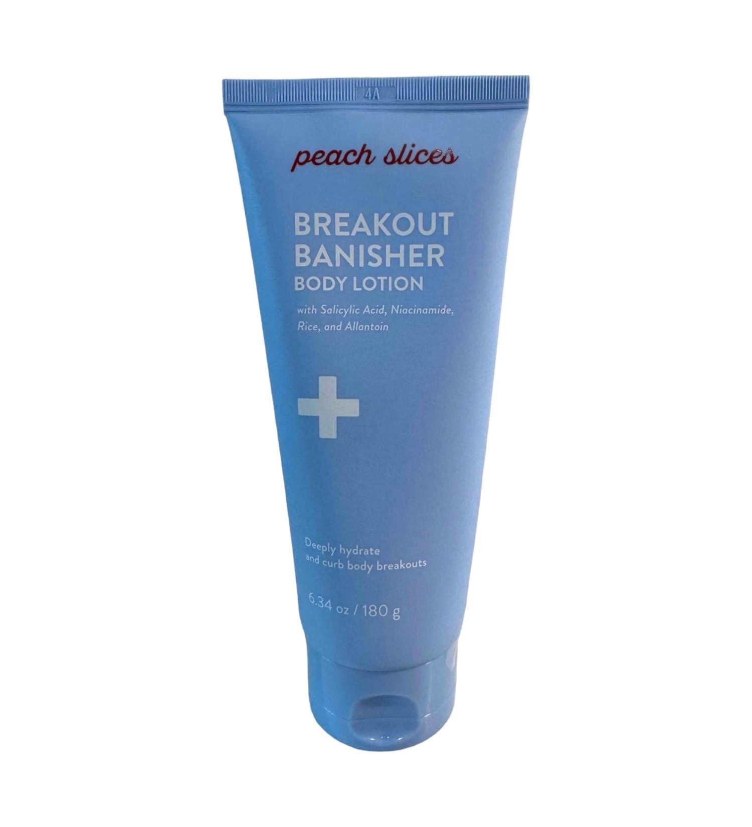 Peach & Lily Peach Slices Breakout Banisher Body Lotion | Hydrate & Curb Body Breakouts | 180g - Buy Online on GoSupps.com