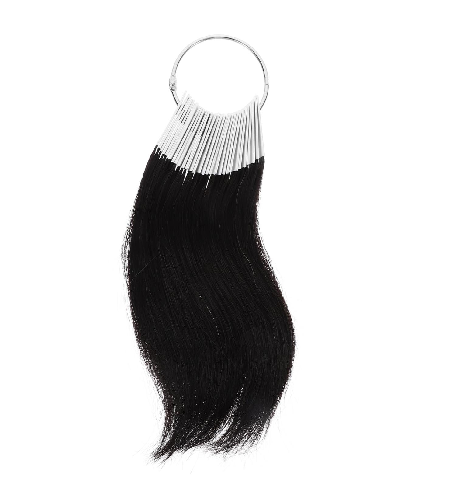 Hemobllo Lot de 30 M ches de Cheveux Humains Naturels 3 Degr s Nuancier de Couleurs Anneaux Pvc Num rot s R utilisables pour Formation Coiffure Salon et Tests de Coloration - Buy Online on GoSupps.com