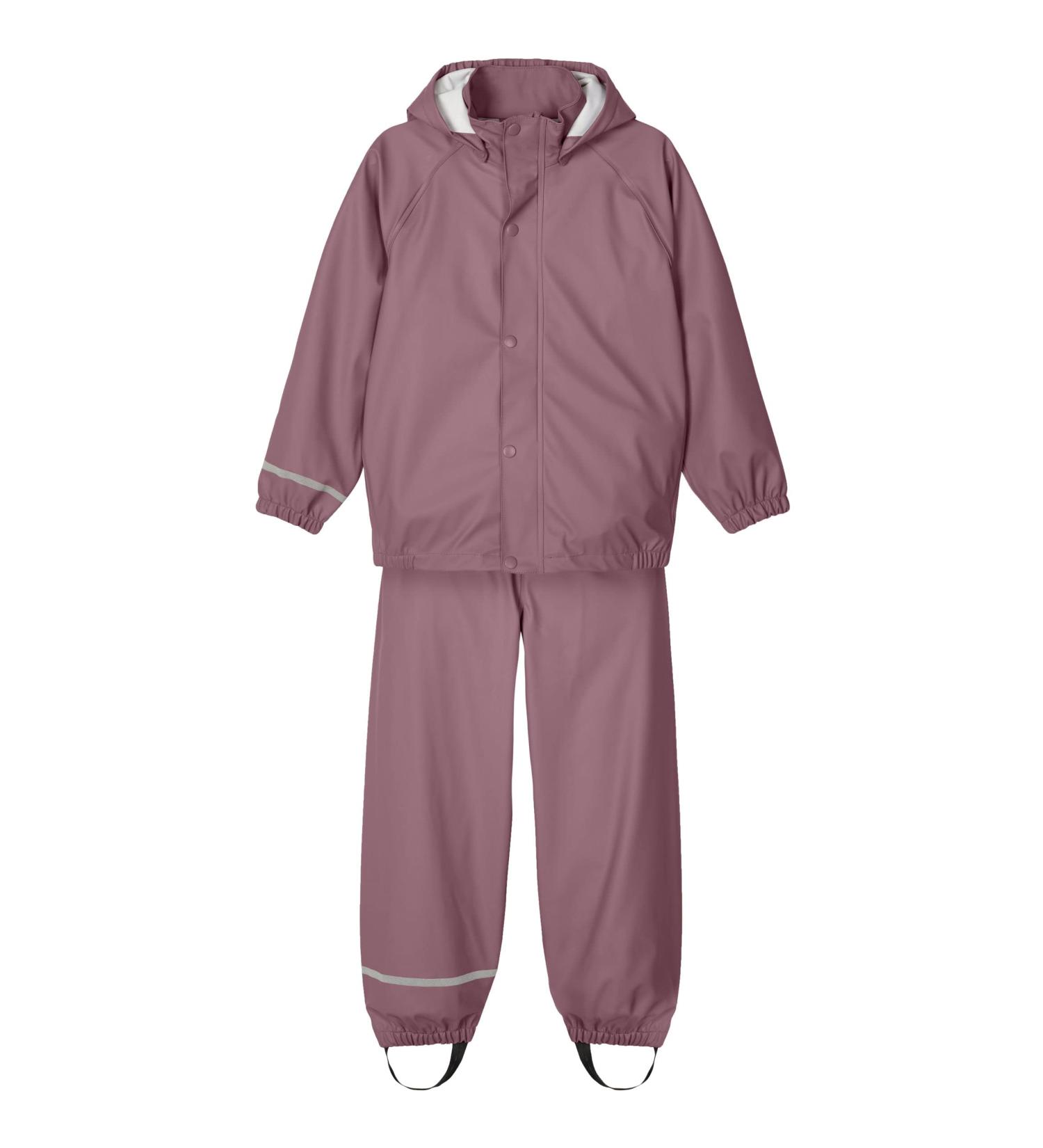 Unisex Baby Rain Suit 18-24 Months - Wistful Mauve | NAME IT Nkndry Rain Set - Buy Online on GoSupps.com