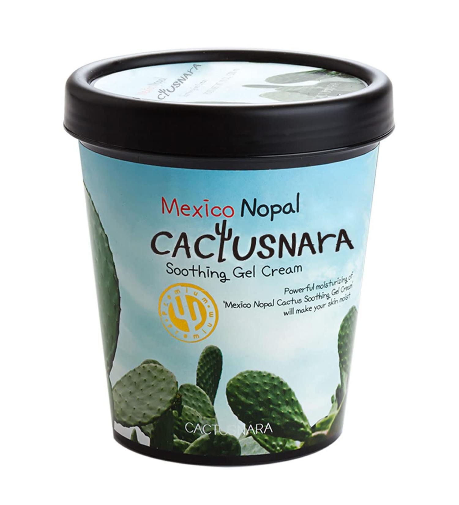 Buy Mexico Nopal Cactus Soothing Gel Cream | Korean Skin Care Refreshing Moisturizer - CACTUSNARA - Buy Online on GoSupps.com
