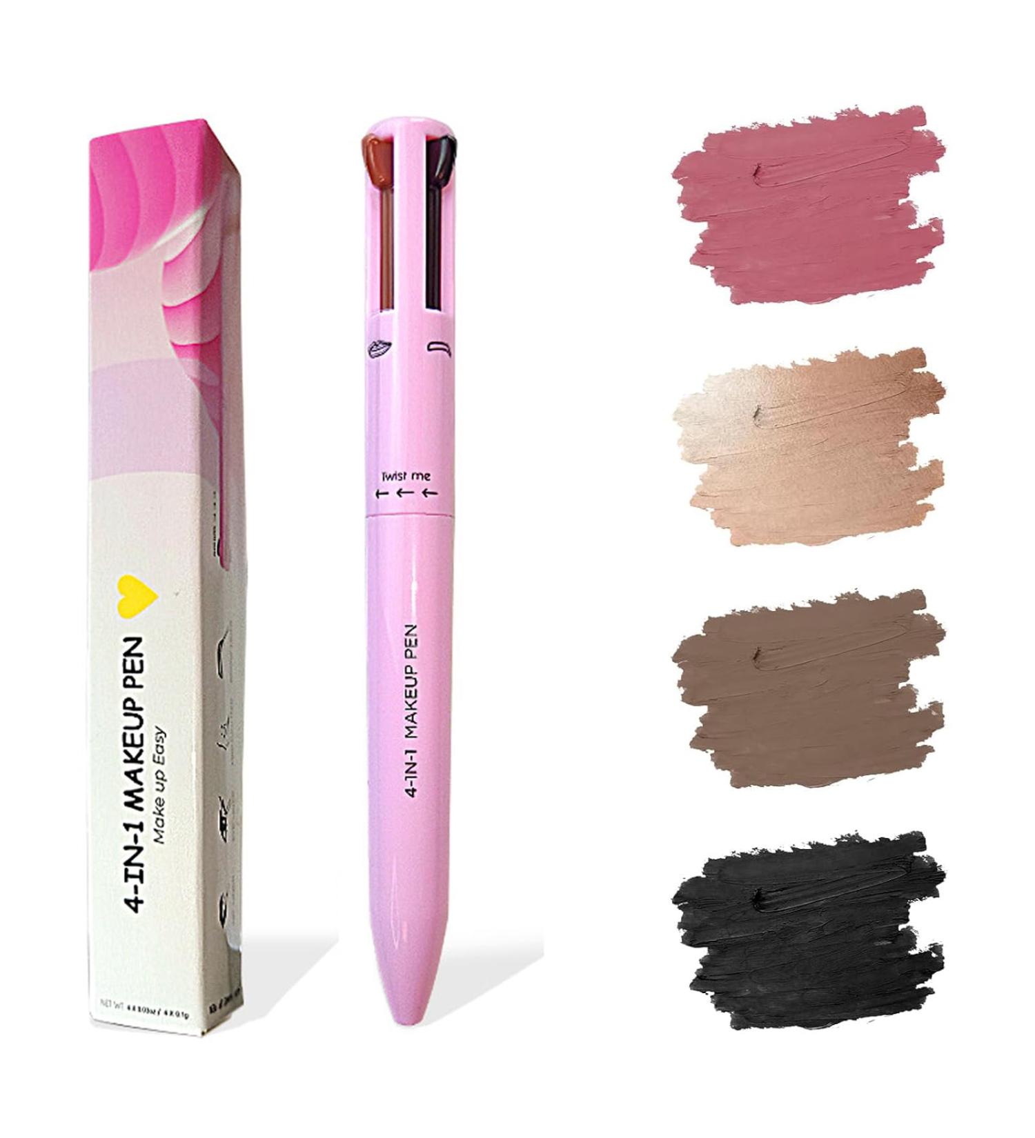4in1 Makeup Pen 4in1 Makeup Pen Waterproof AllinOne Makeup Pen 4 Colors Multifunctional Cosmetic Pen for Perfect Waterproof Long Lasting Facial Makeup Eye Shadow - Buy Online on GoSupps.com