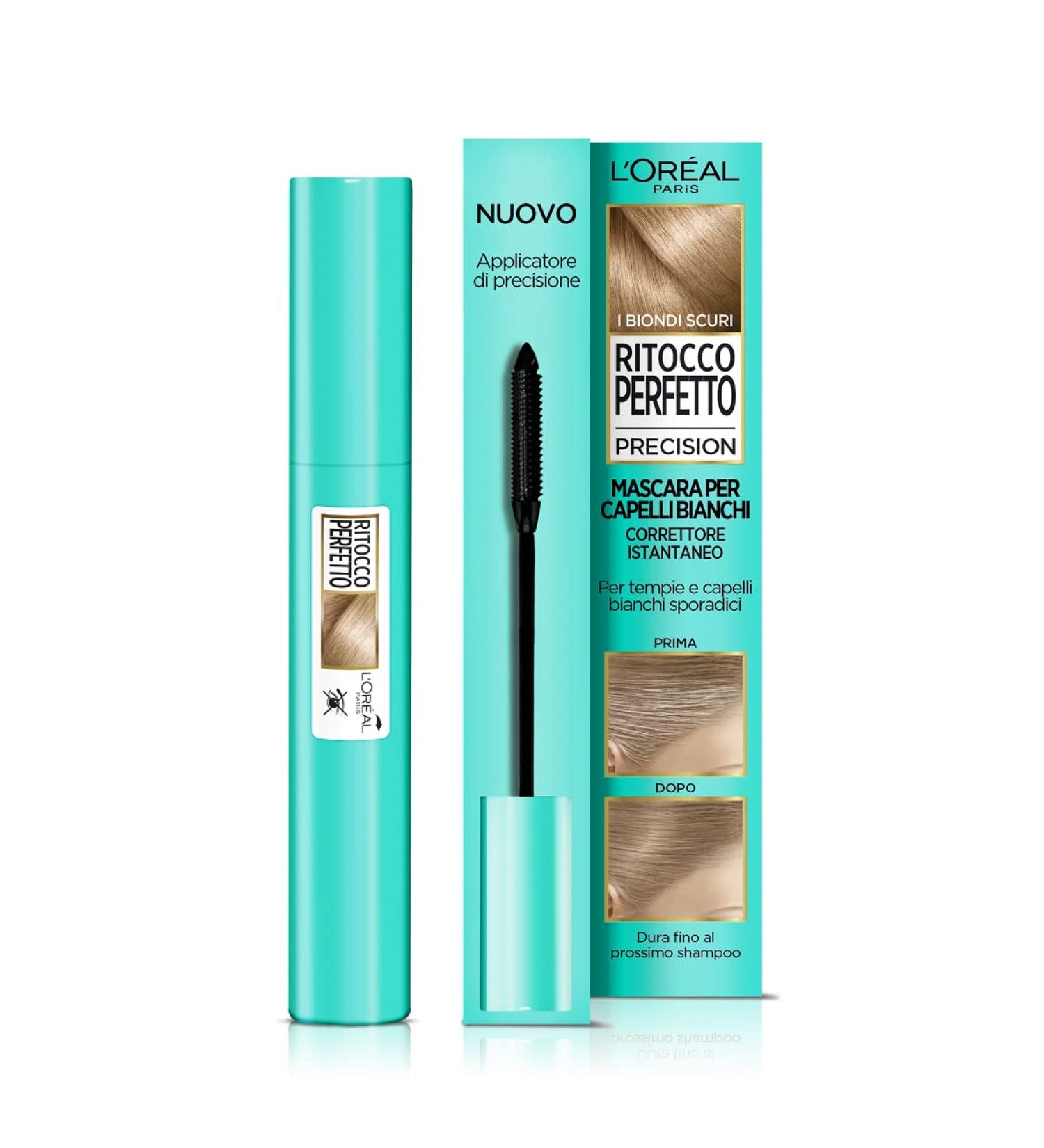L'Or al Paris Concealing Mascara 4 Biondo Scuro | Instant Coverage for White Thin Hair & Temples - International Shipping Available - Buy Online on GoSupps.com