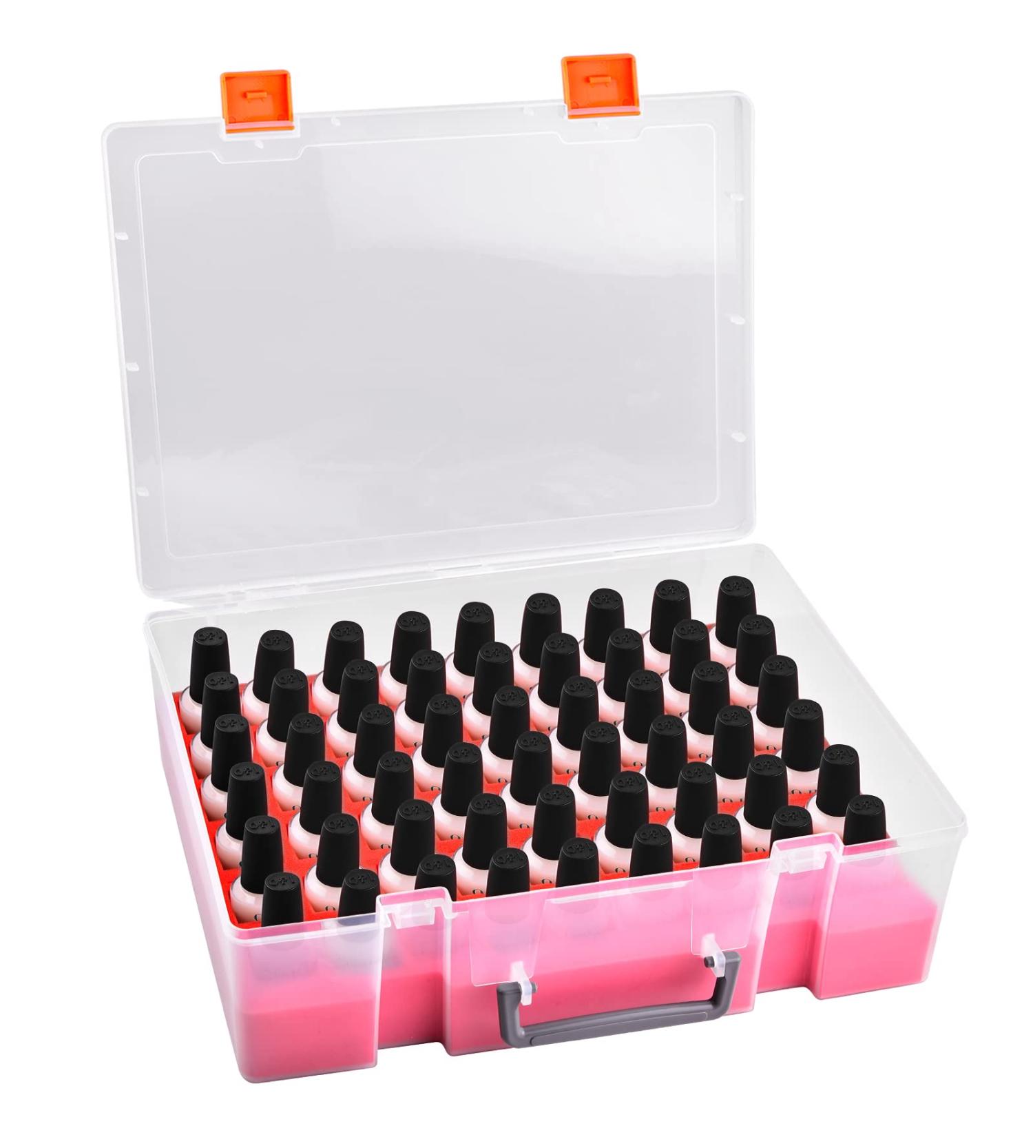 54 Bottle Nail Polish Organizer Holder for OPI, Sally Hansen, Revlon, Essie, AIMEILI & More Gel Polish - Nail Storage Container (Box Only) - Buy Online on GoSupps.com