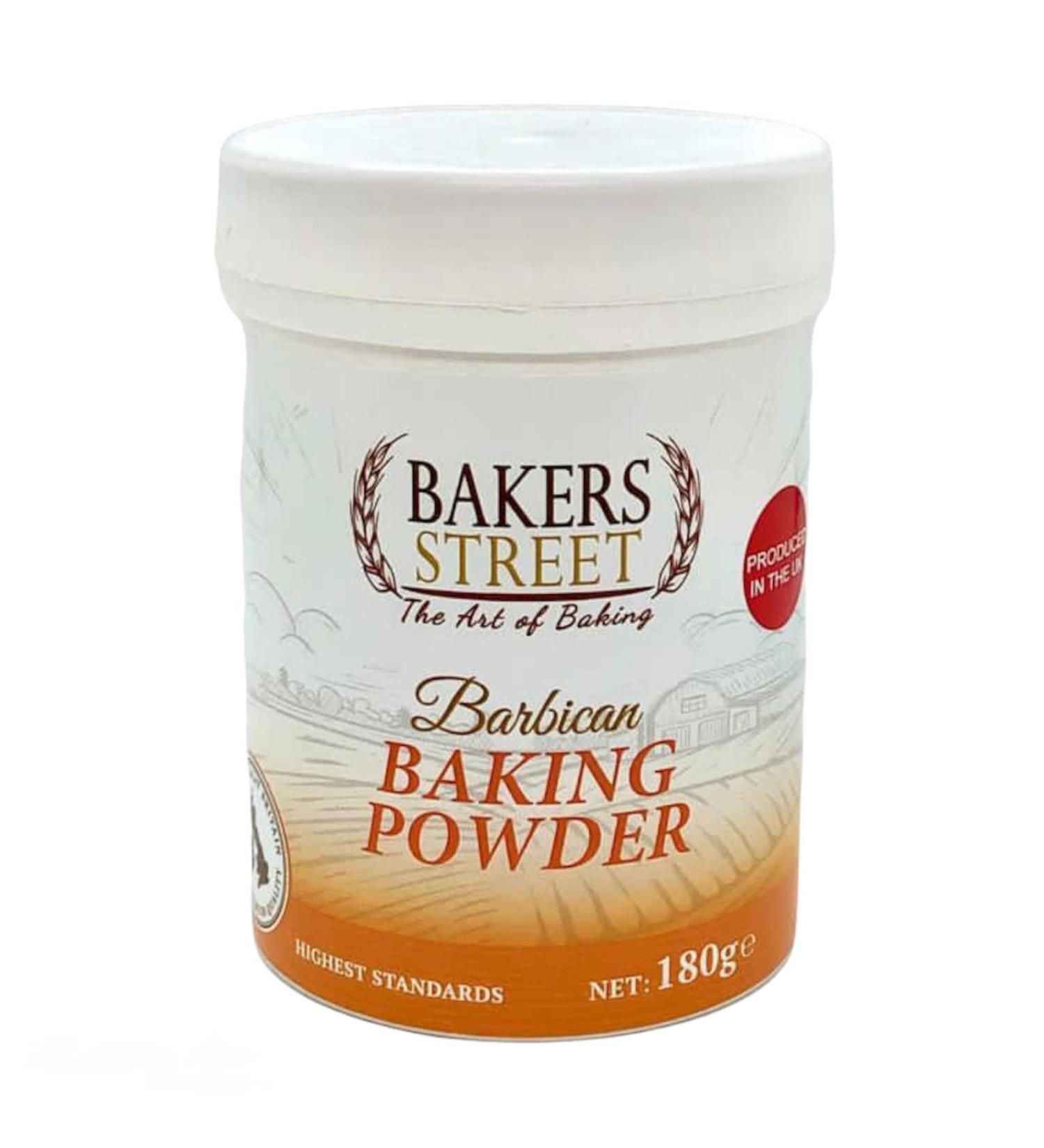 Bakers Street | Double Acting Baking Powder 2X180g | All-Purpose Leavening Agent For Cooking and Baked | Goods Desserts Breads & Cake - Buy Online on GoSupps.com