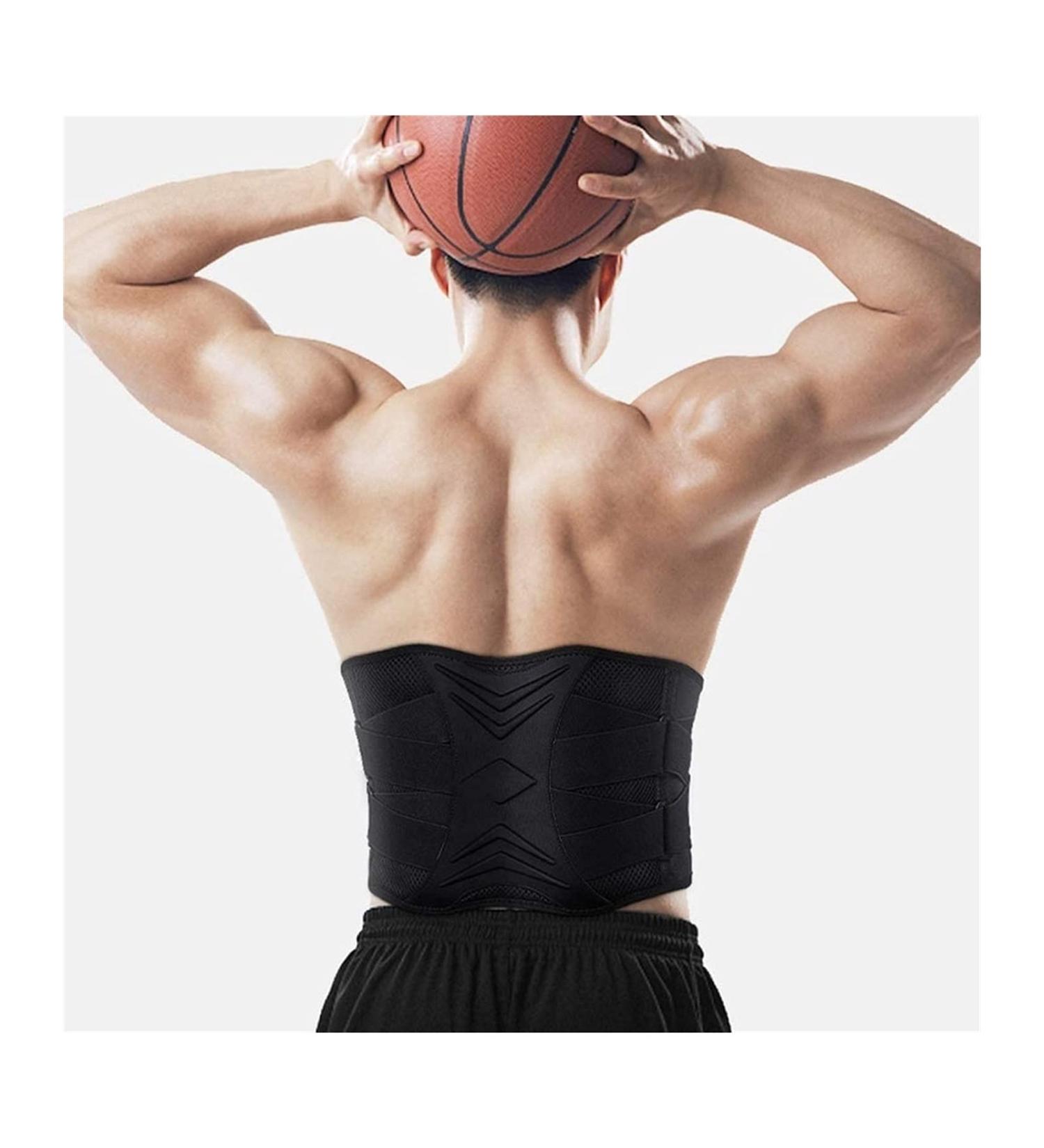 Samnuerly Adjustable Lower Back Support Belt - X-Large | Breathable Mesh | Sports Protection for Men & Women | Ideal for Lordosis - Buy Online on GoSupps.com