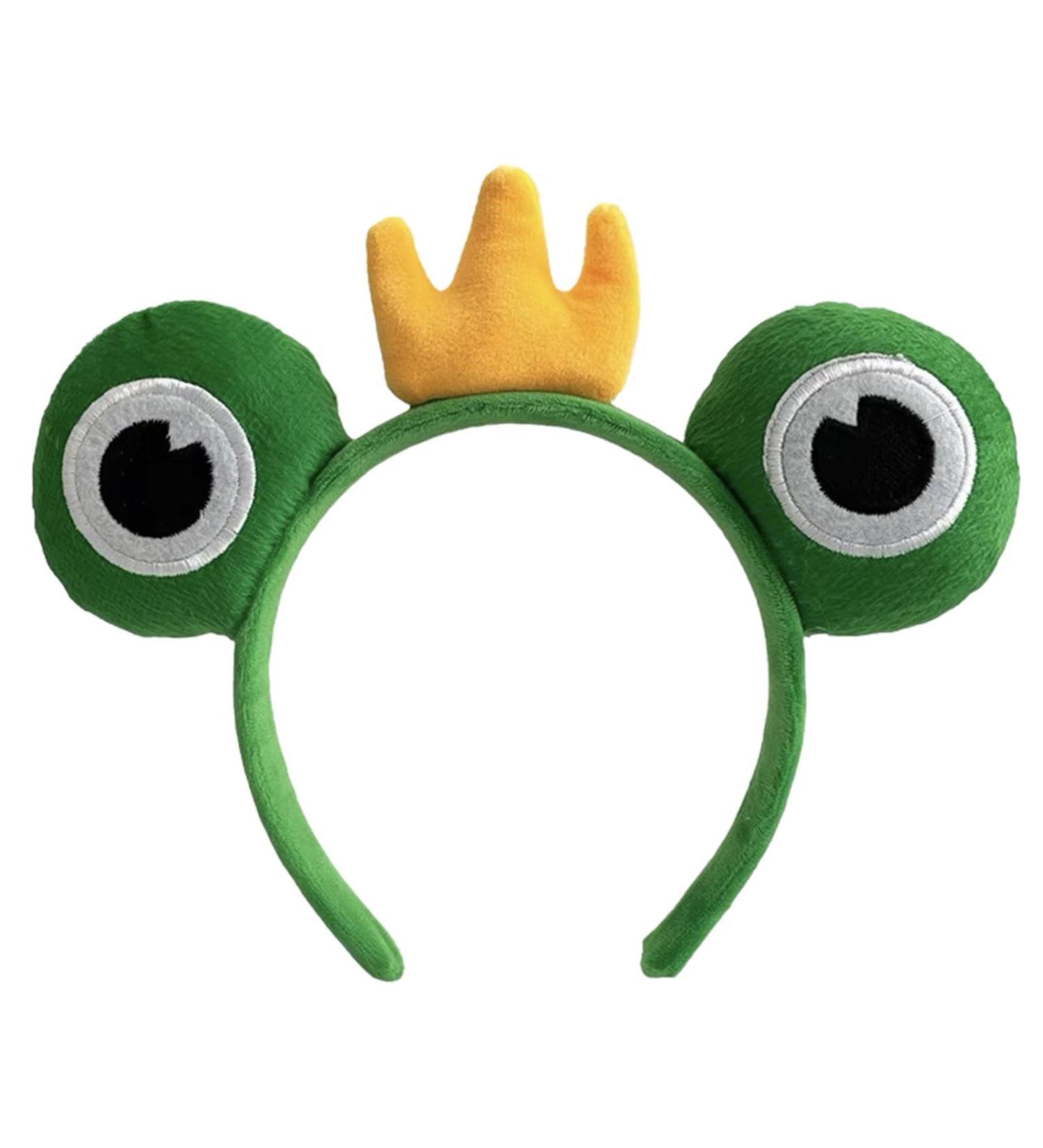 Face Wash Headband | Cartoon Plush Animal Ears and Horns Spa Headband - Halloween Hair Accessories Green Frog Headpiece Elastic Makeup Headbands for Women Girls Prince One Size - Buy Online on GoSupps.com