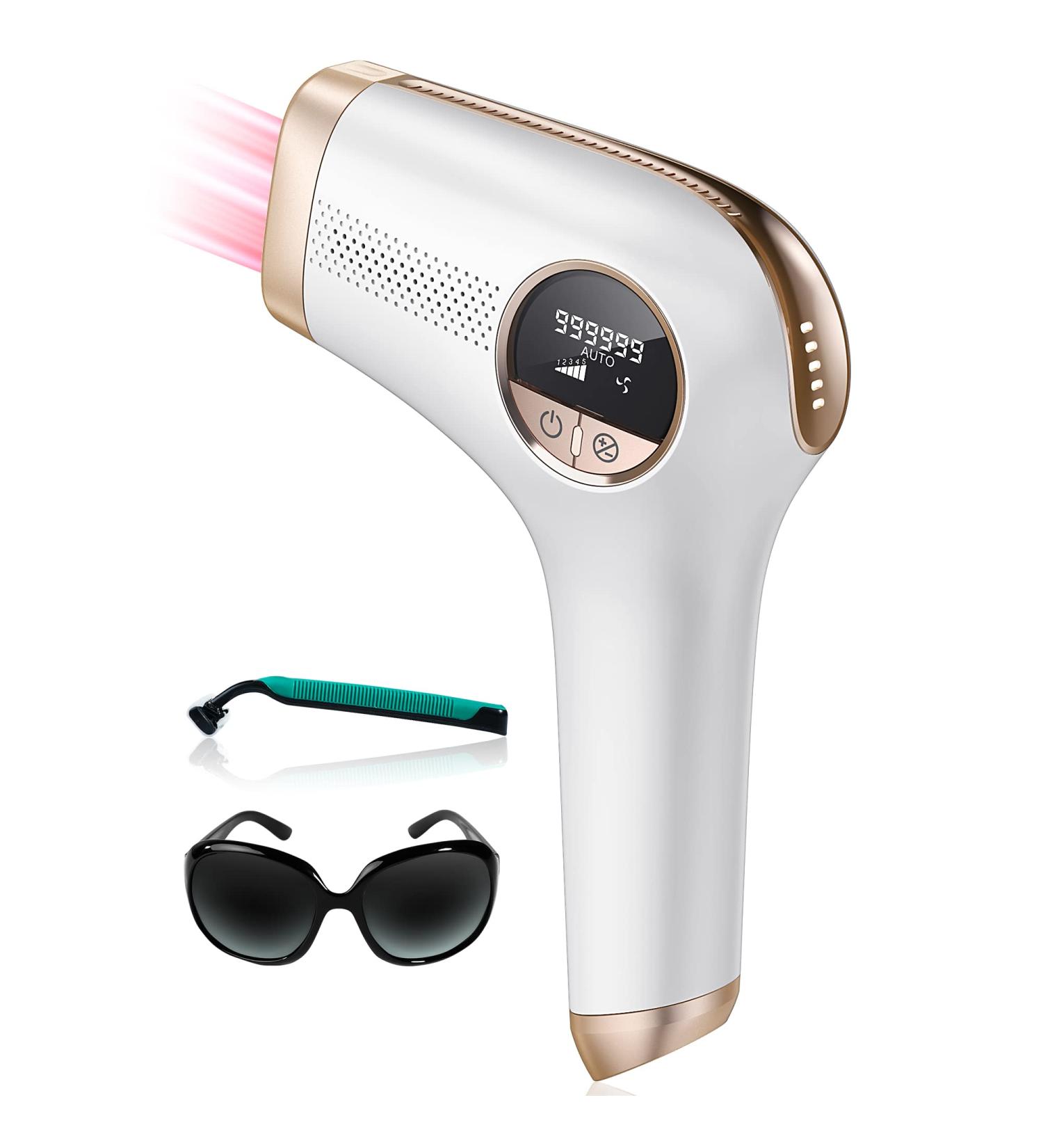 Laser Hair Removal for Women - Permanent & Painless At-Home IPL Device for Bikini, Legs, and Face | High Energy IPL Hair Remover - Buy Online on GoSupps.com