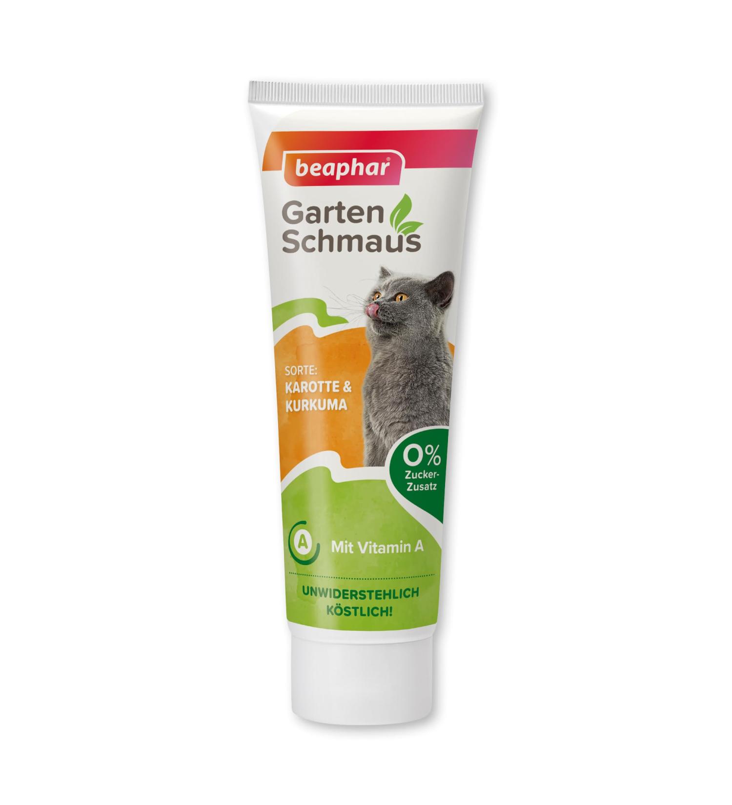 Buy BEAPHAR Garden Feast Paste for Cats - Vitamin A Chicken Carrot & Turmeric - 0% Added Sugar - 100g - International Shipping Available - Buy Online on GoSupps.com