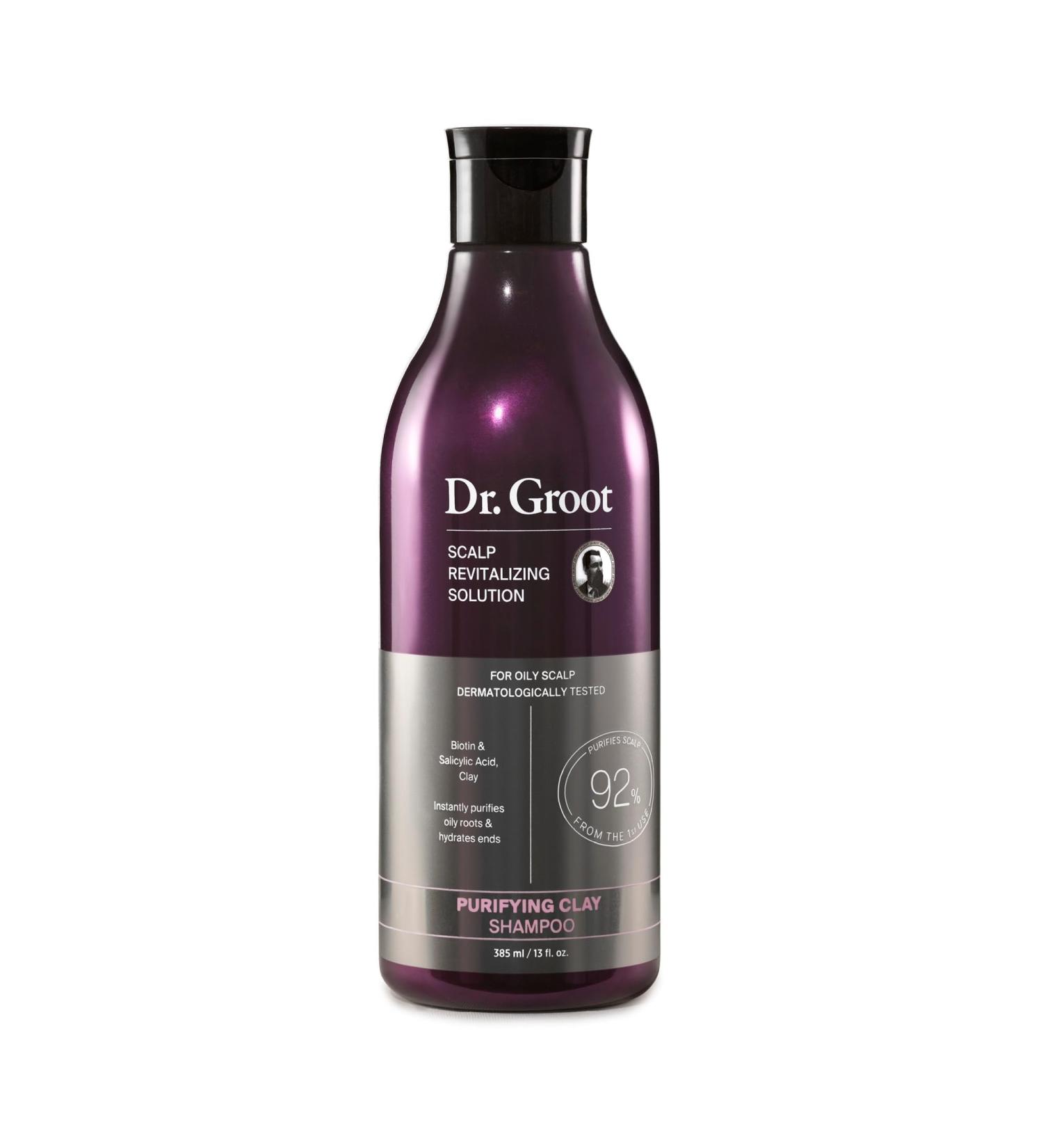 Dr. Groot Clay Shampoo for Oily Scalp | Biotin Rosemary Oil & Salicylic Acid | Korean Hair Care Solution - Buy Online on GoSupps.com