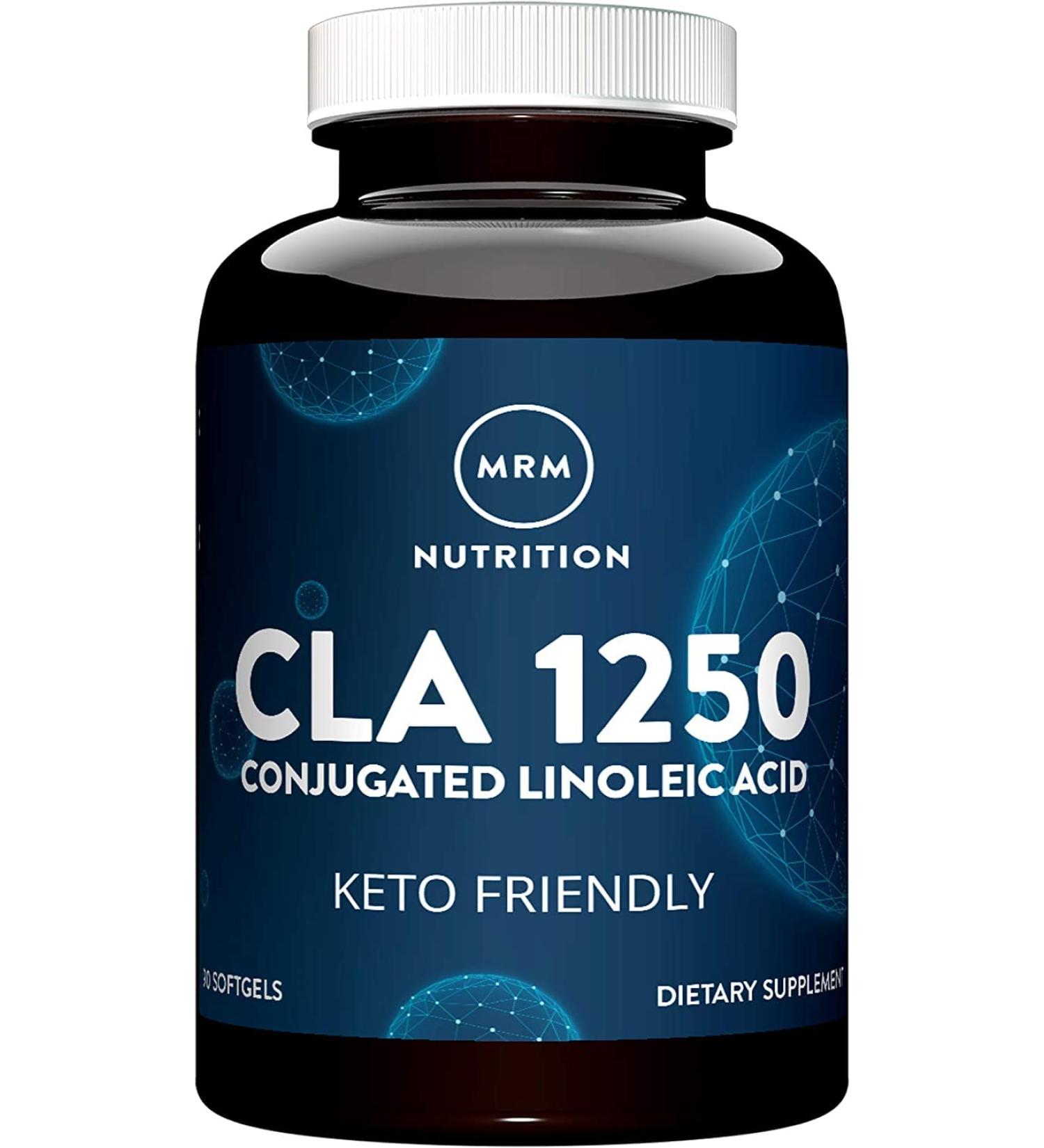 MRM High Potency CLA 1250mg - 80% Conjugated Linoleic Acid - 90 Softgel Capsules - Buy Online on GoSupps.com