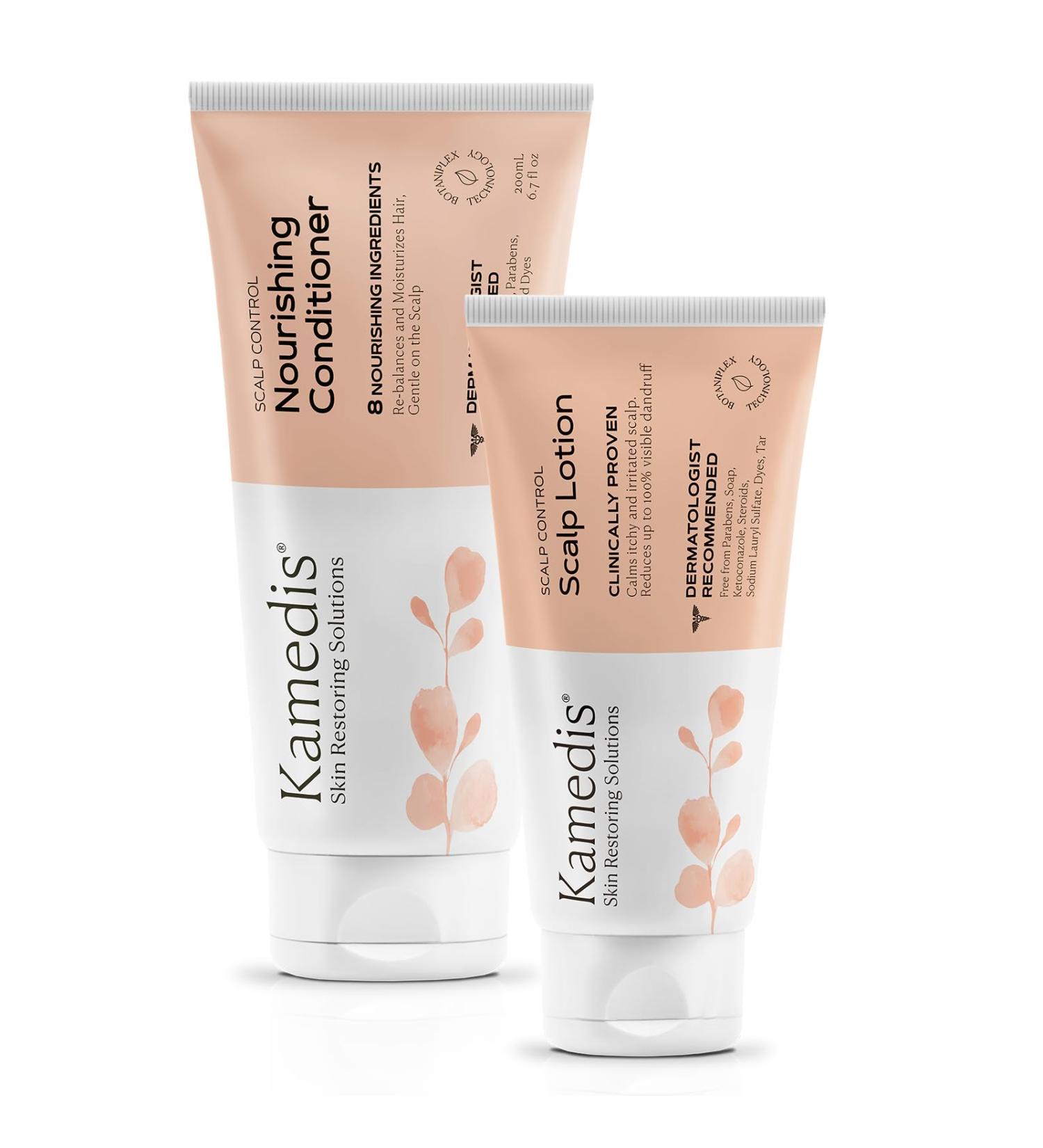 KAMEDIS Scalp Moisturizer Leave-On Lotion | Dandruff Detox & Itchy Flaky Skin Relief | Parabens Free | 3.38 Fl Oz - Buy Online on GoSupps.com