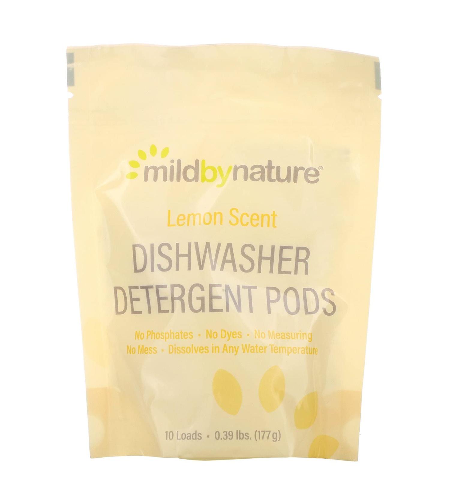 Automatic Dishwashing Detergent Pods - Lemon Scent 10 Loads Mild By Nature - Eco-Friendly International Shipping - Buy Online on GoSupps.com