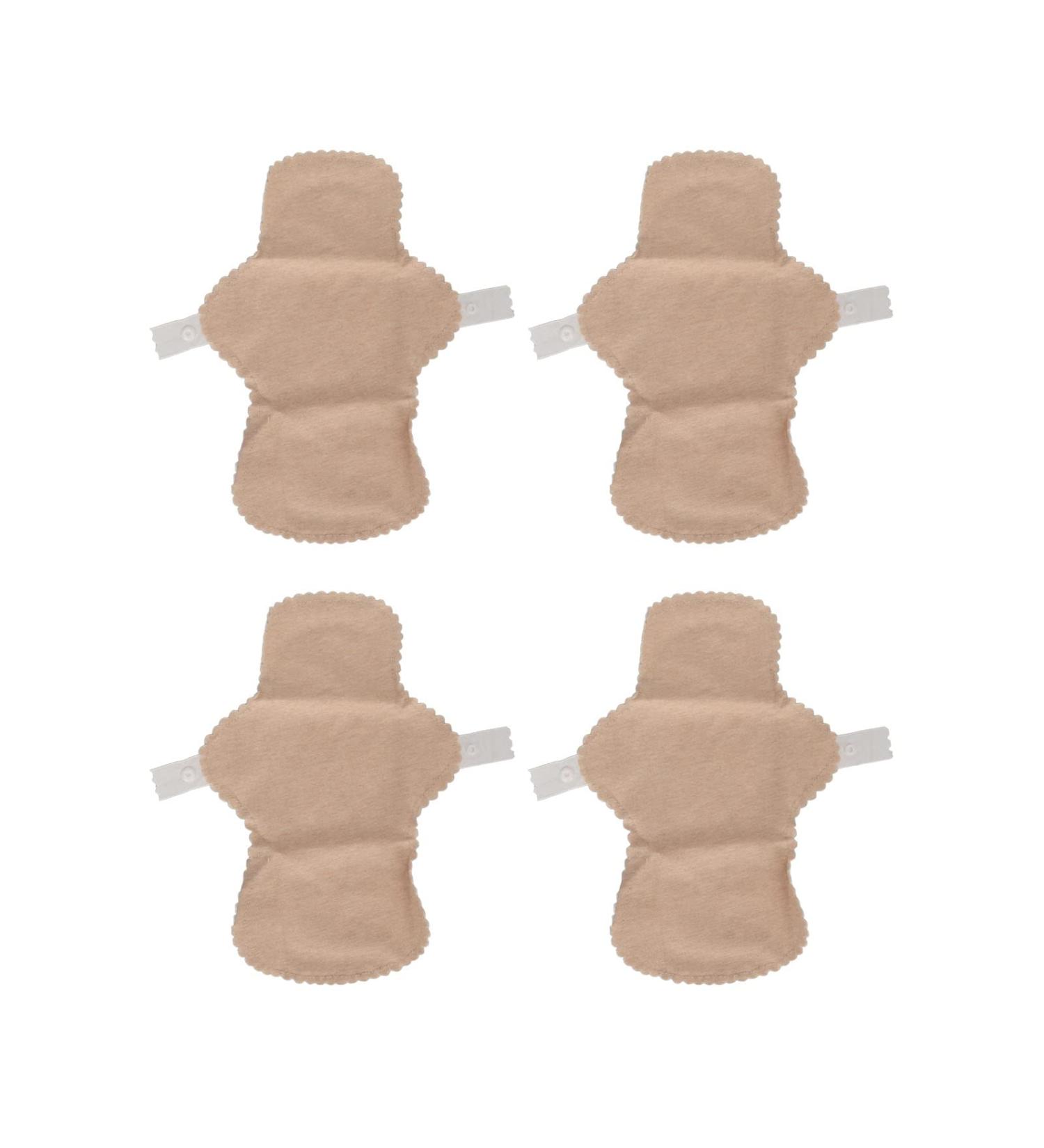 4 Pack Washable Cotton Tampons | Reusable & Leak Proof Feminine Hygiene | Skin Color - Buy Online on GoSupps.com