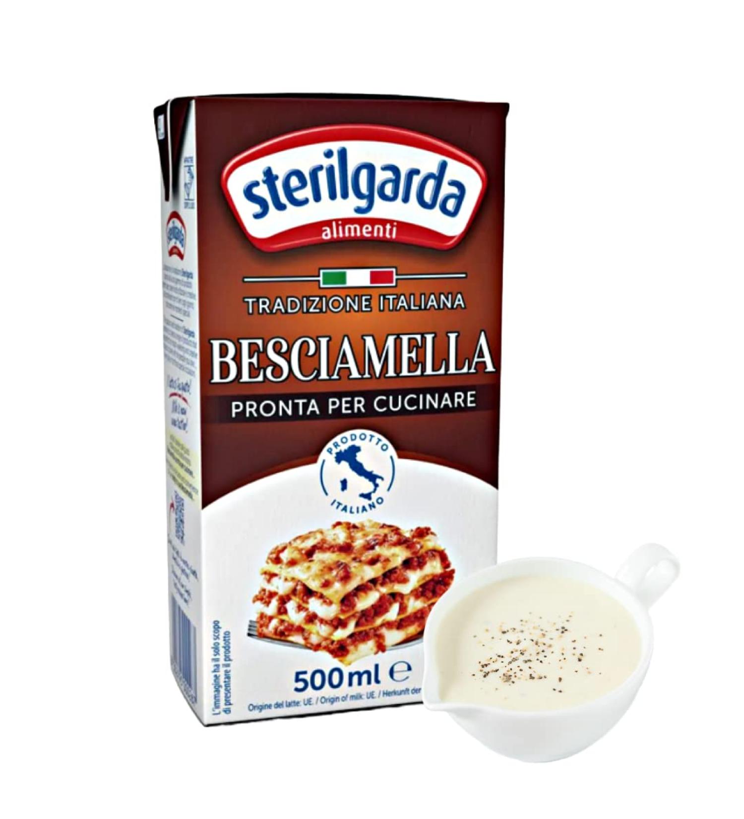 Authentic Sterilgarda Italian Bchamel Sauce | Ready to Use | 16.9 fl oz (500ml) - Buy Online on GoSupps.com