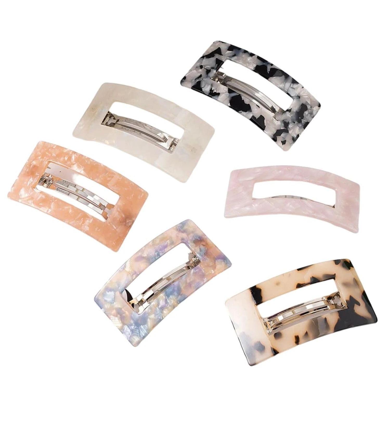 New 2025 Women Hair Claws Hairpin Barrettes Leopard Print Hair Clips Large Geometry Headwear For New For Fashion Ponytail Hair Accessories Hairgrip Jewelry Fashion Accessories Creative Gift - Buy Online on GoSupps.com