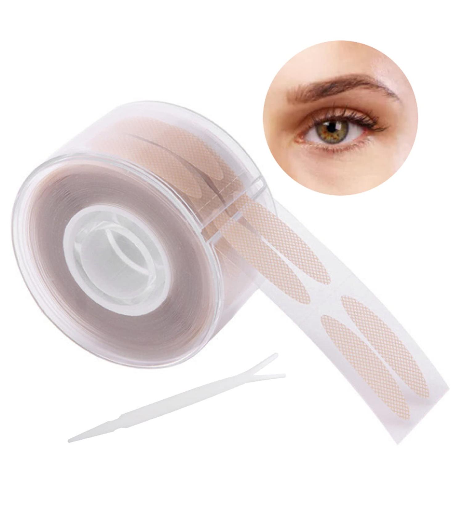 Invisible Eyelid Lifter Strips Kit Self-Adhesive Double Eyelid Tapes with Fork Rod Tweezer for Hooded Droopy Mono-eyelids 300 Pairs Hooded Eyelid Lifter - Buy Online on GoSupps.com