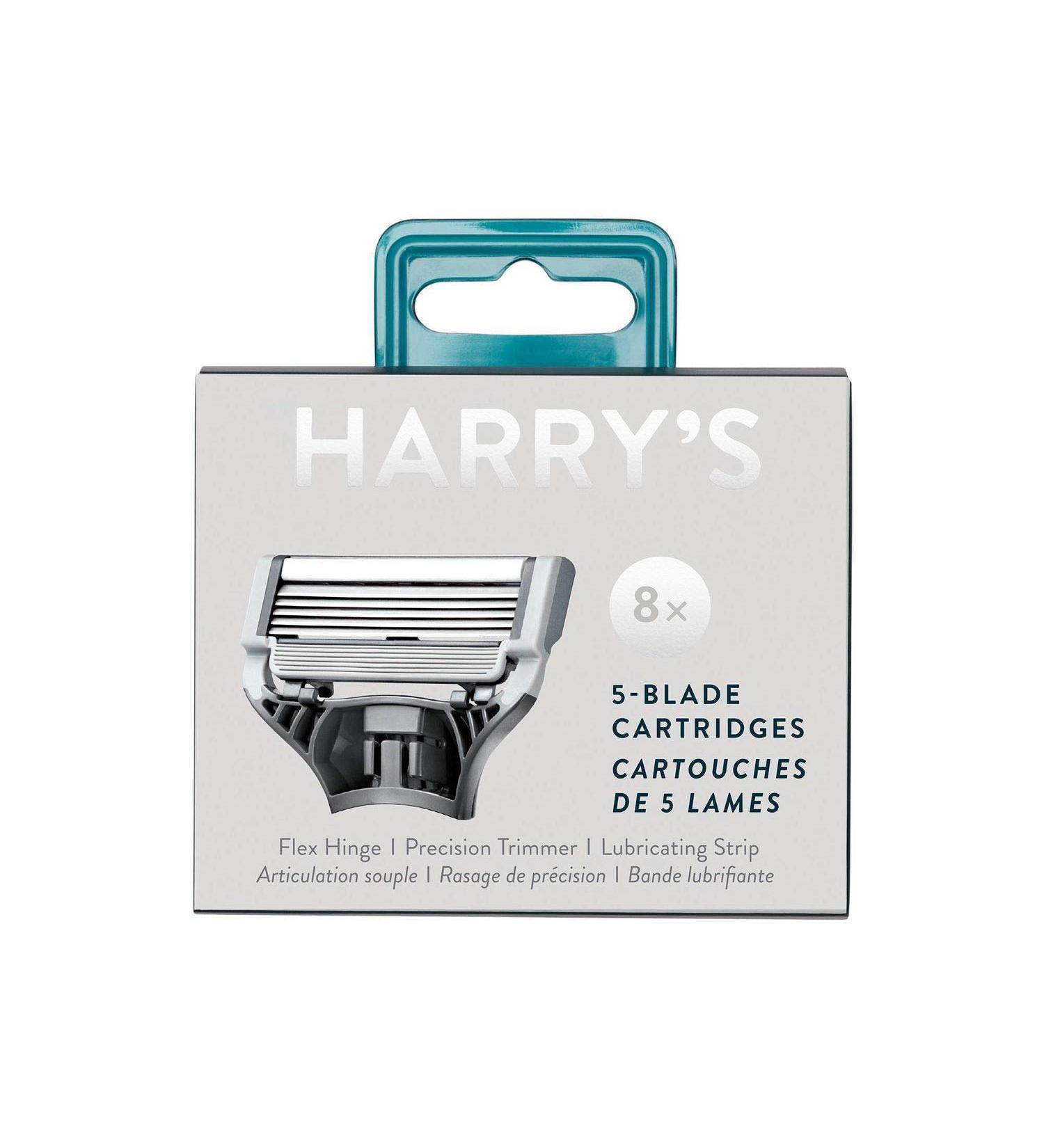 Harry's Men's Razor Blade Refills - 8 Count - Buy Online on GoSupps.com